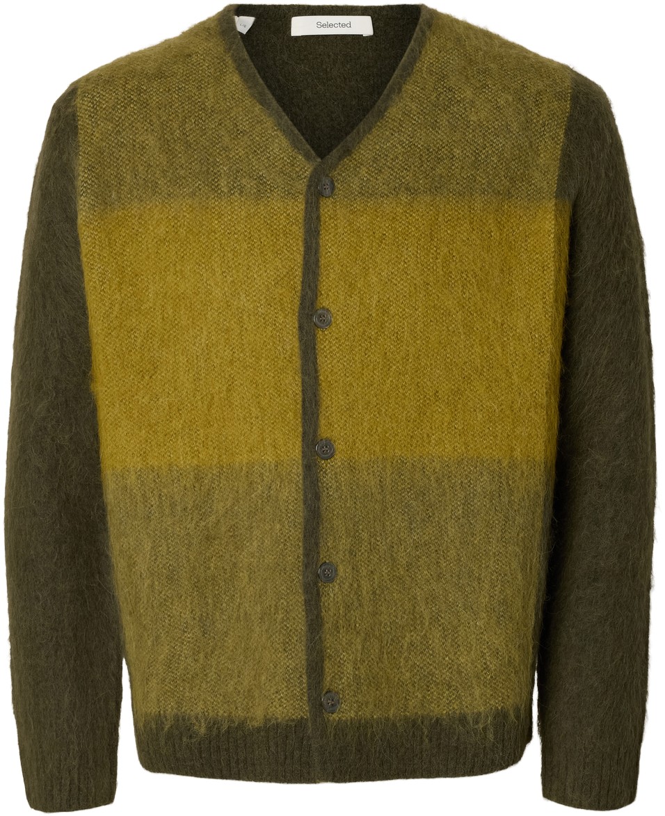 Slmrai LS Knit Block Cardigan