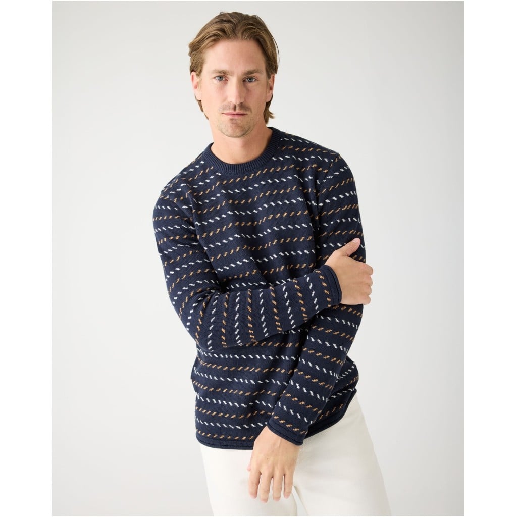 Organic Cotton Jacquard Knit Regenerative Organic Certifie