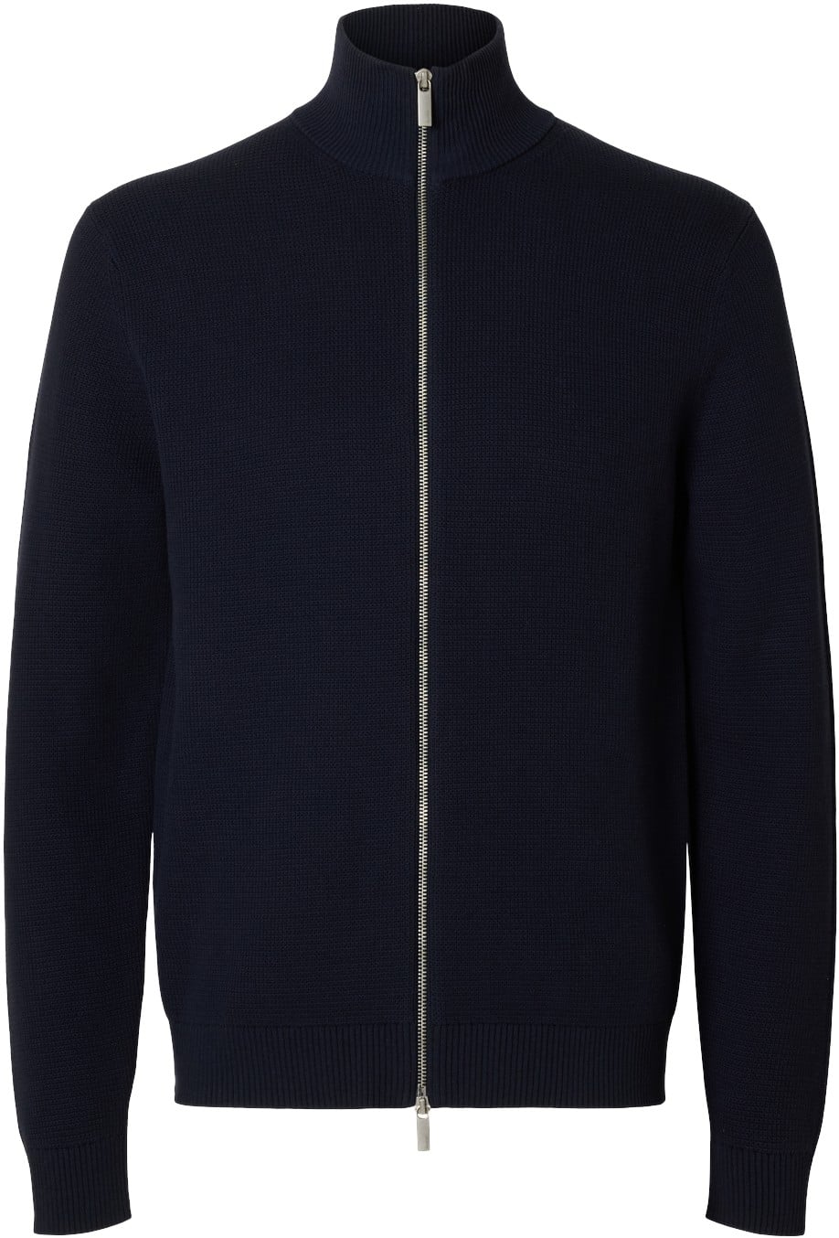 Slmdane LS Knit Structure Full ZIP