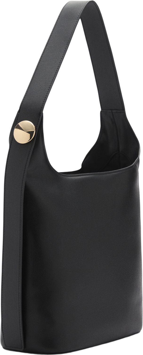 Metal Detail Shopper Bag