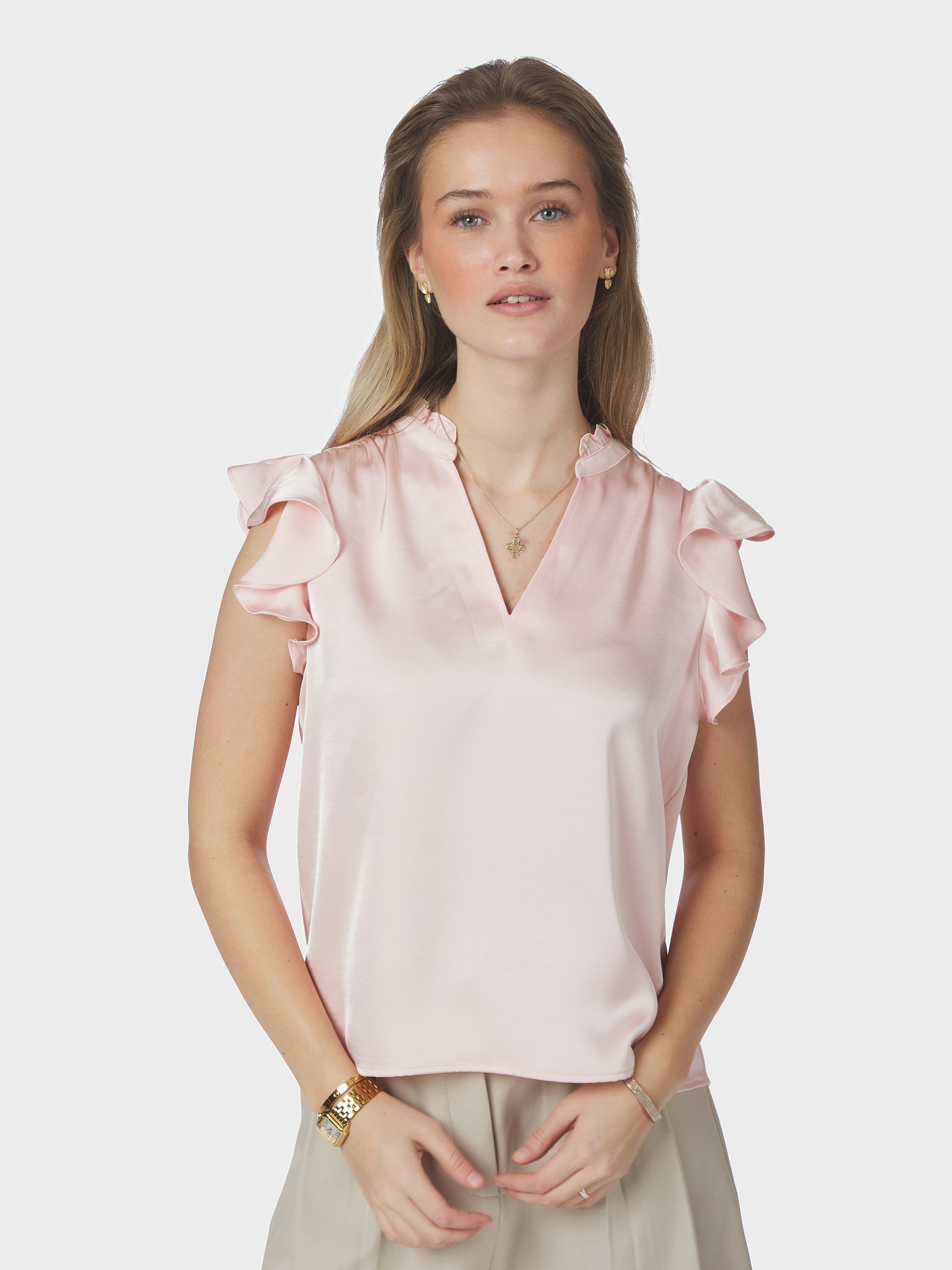 Stella Heavy Sateen Blouse