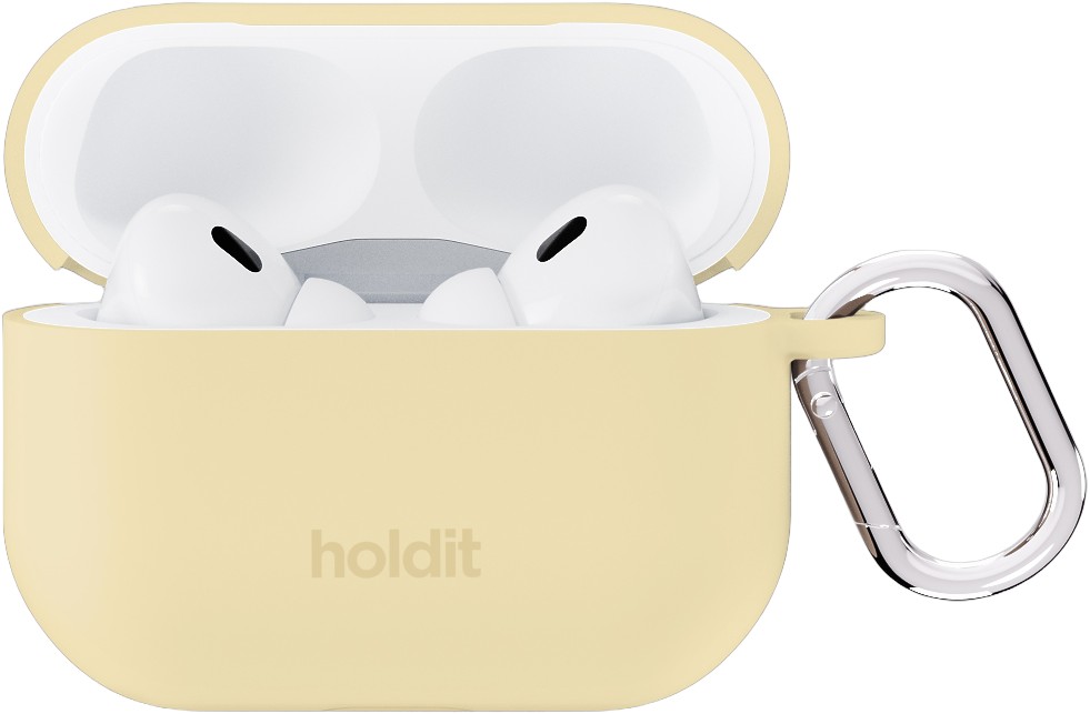 Silicone Case Solid Airpods Pro 1&2 Butter Yellow
