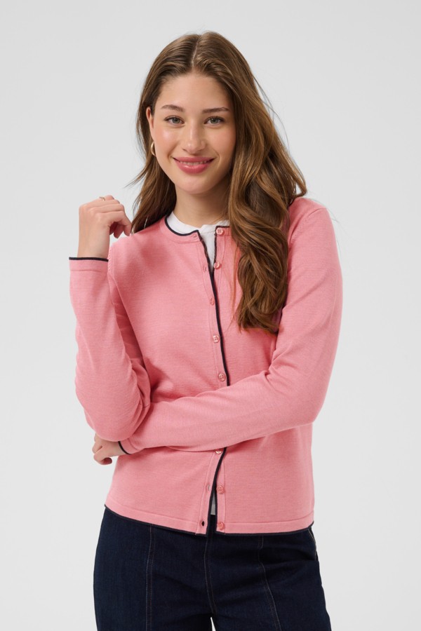 Milasz Contrast Stripe Cardigan