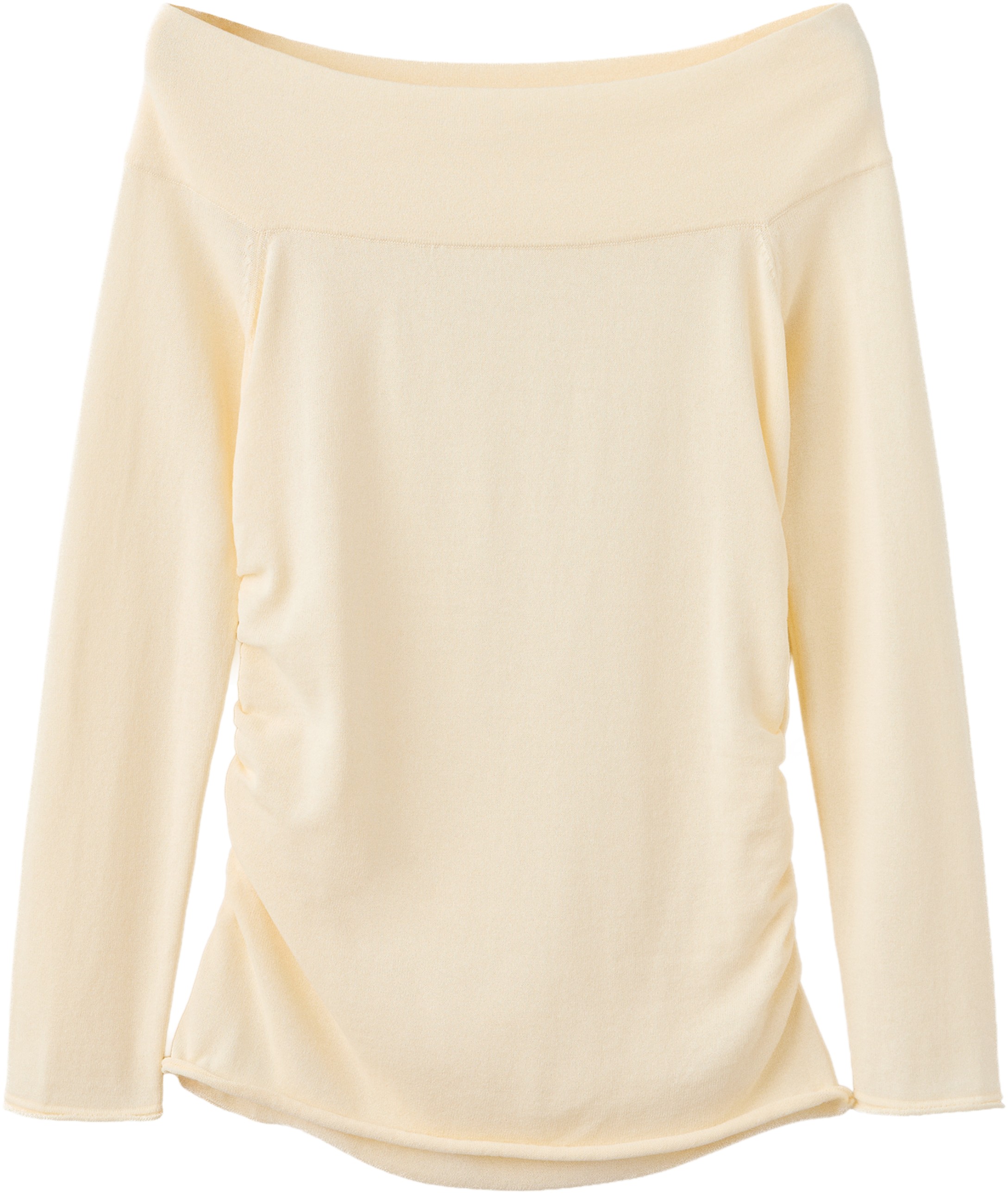 Offthe-shoulder Knitted Sweater