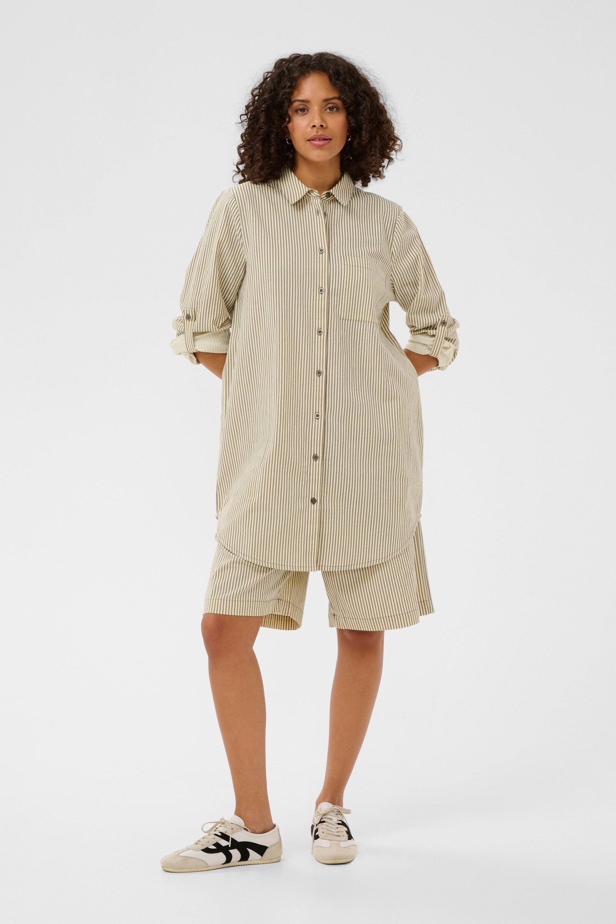 Kanaya Striped Shirt Tunic
