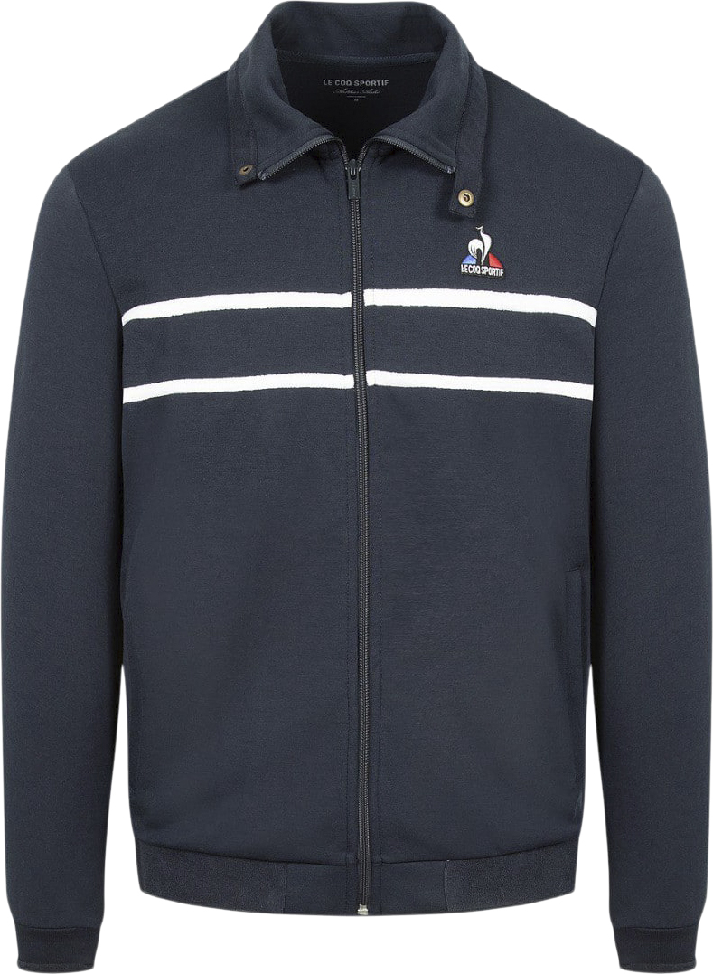 Tennis Sweatshirt med Lynlås fra Le Coq Sportif