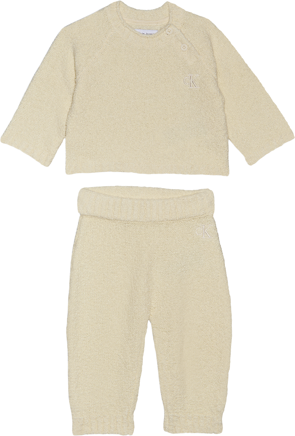 Texture Knitted Sweater Set