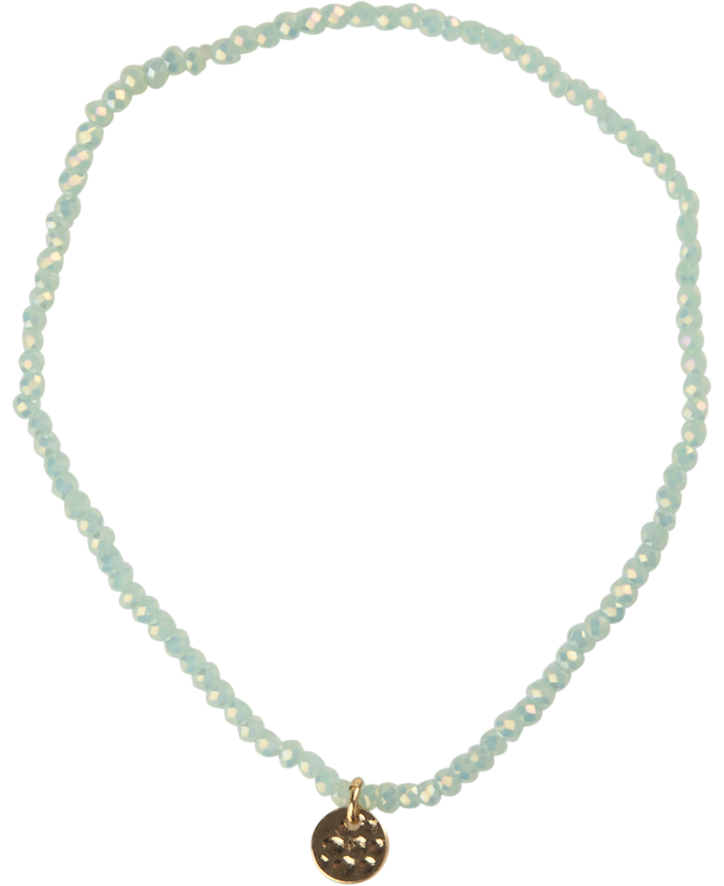 Indie Bracelet Green, Goldplated