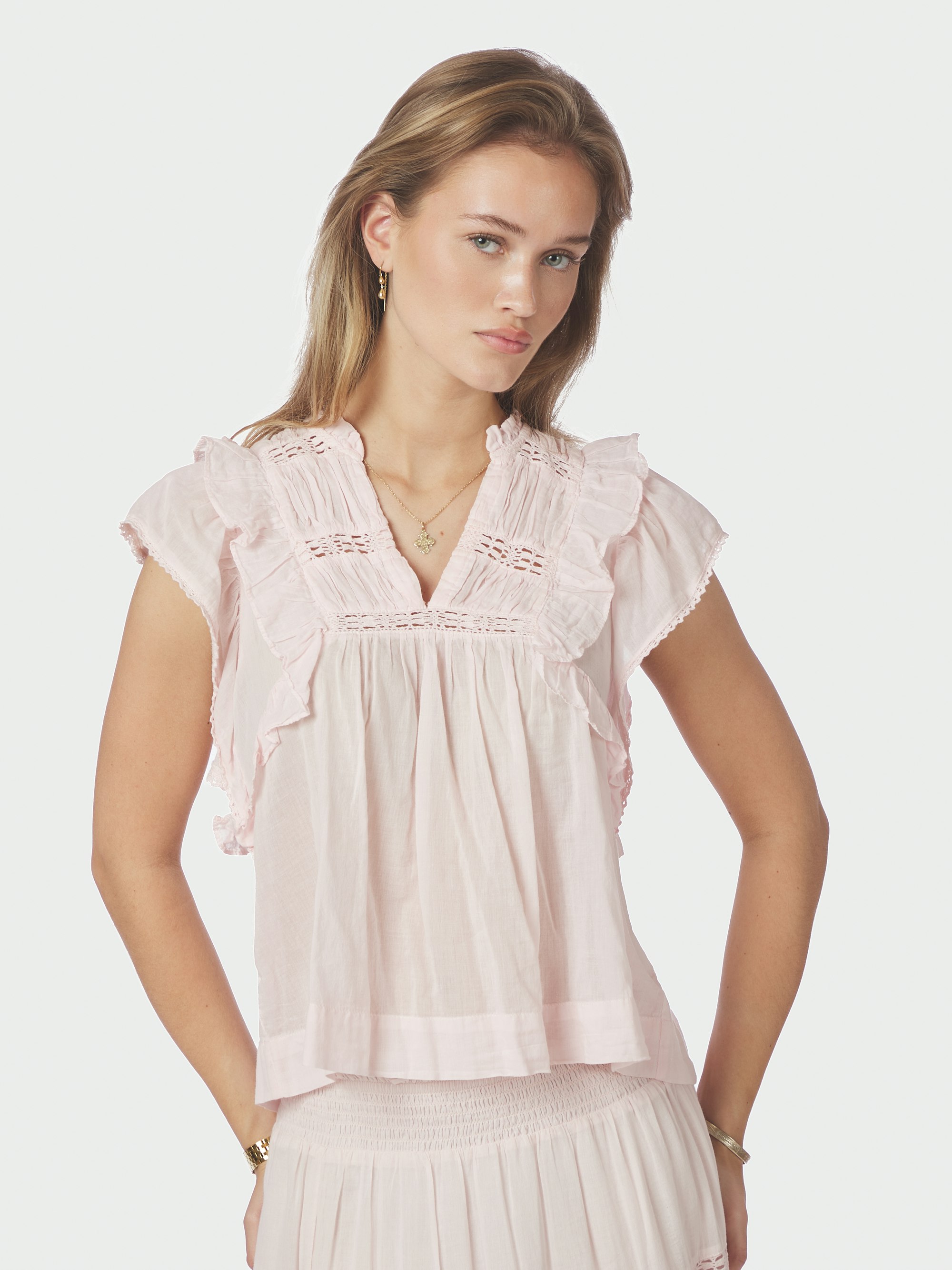 Jayla S Voile Top