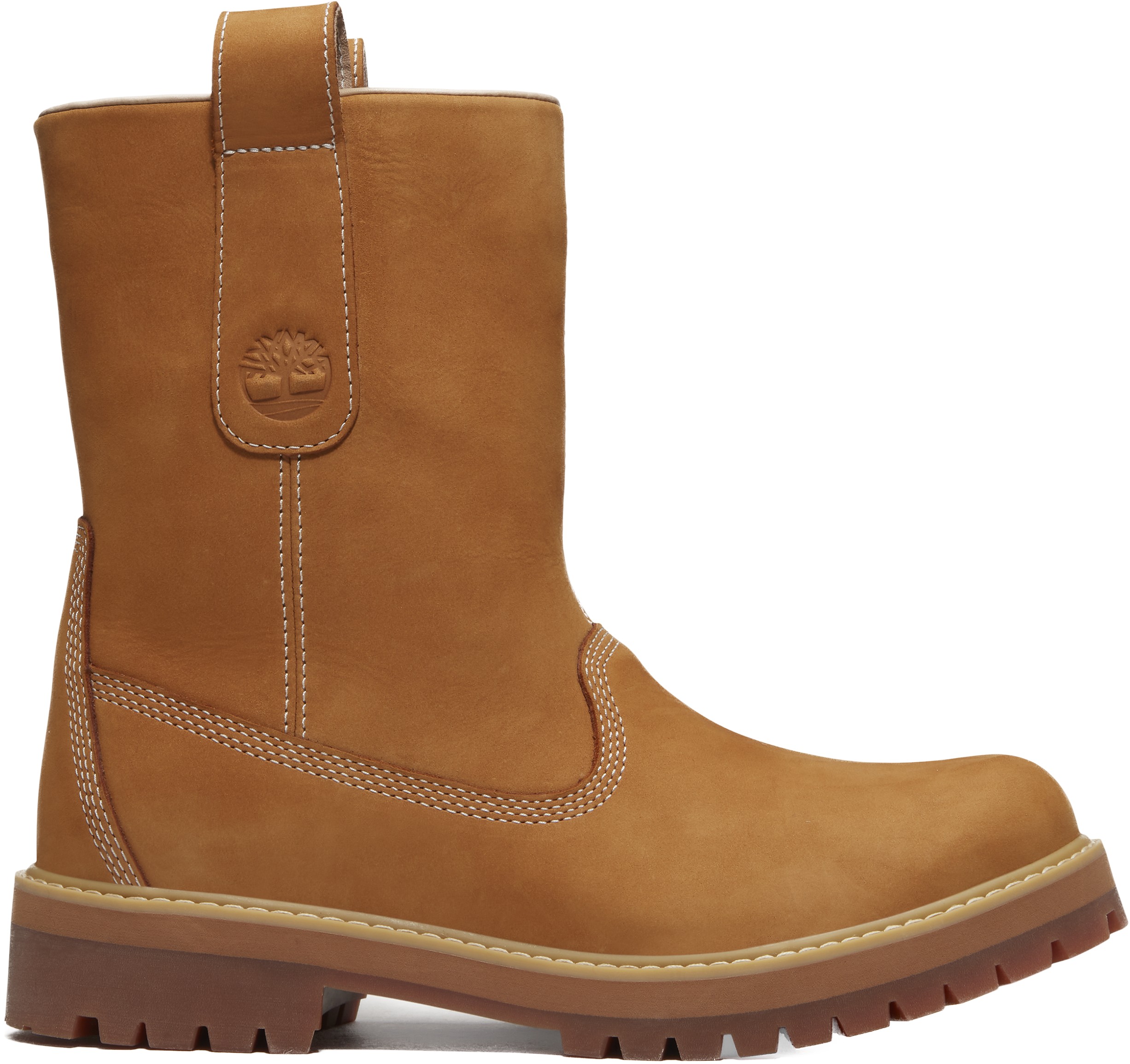 Hrtg MID Pull ON Boot Wheat, Wide