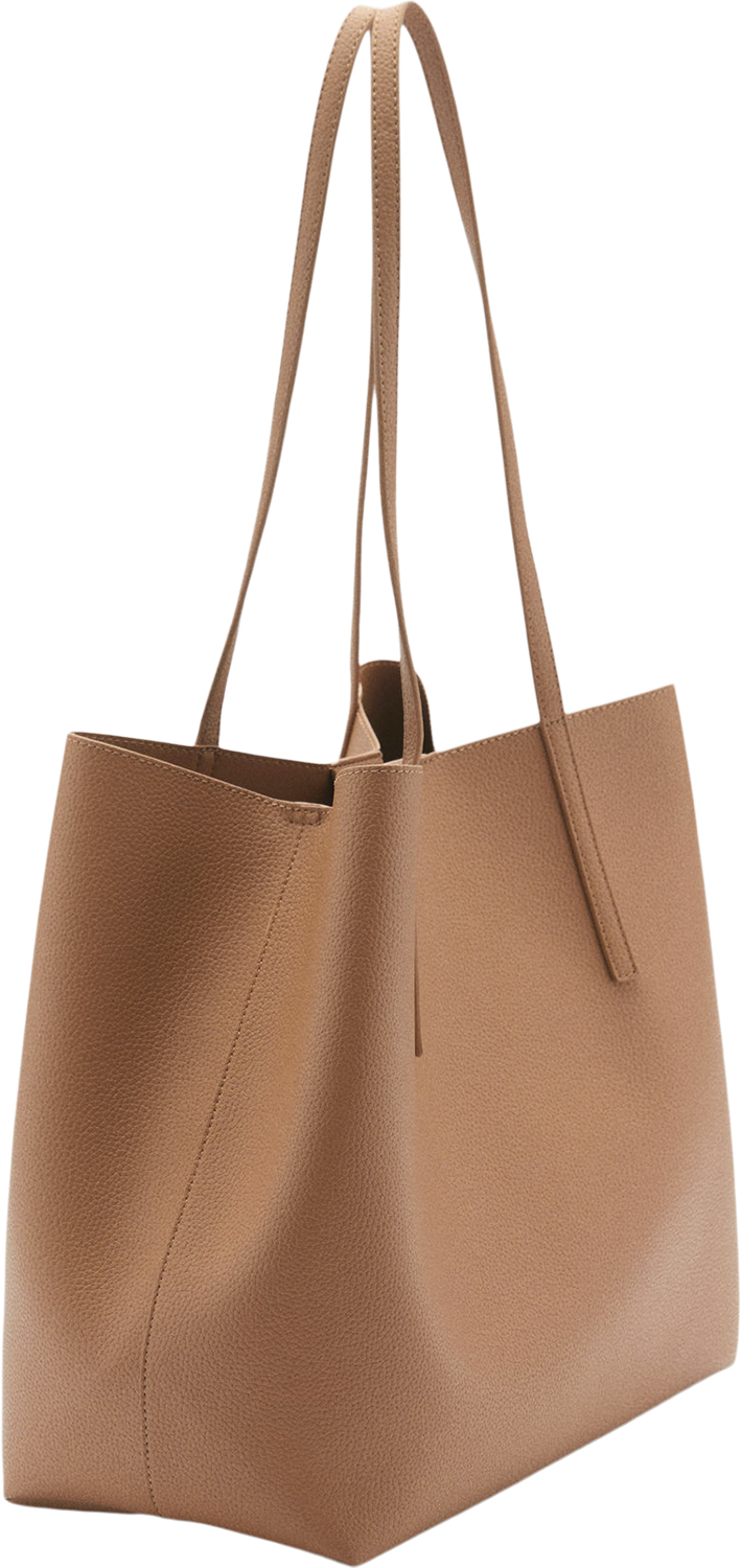 Pebbled Effect Shopper Bag