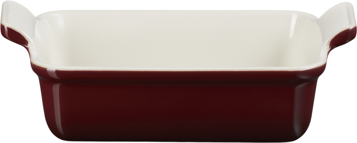 Heritage Rekt Fad 24/19cm Garnet