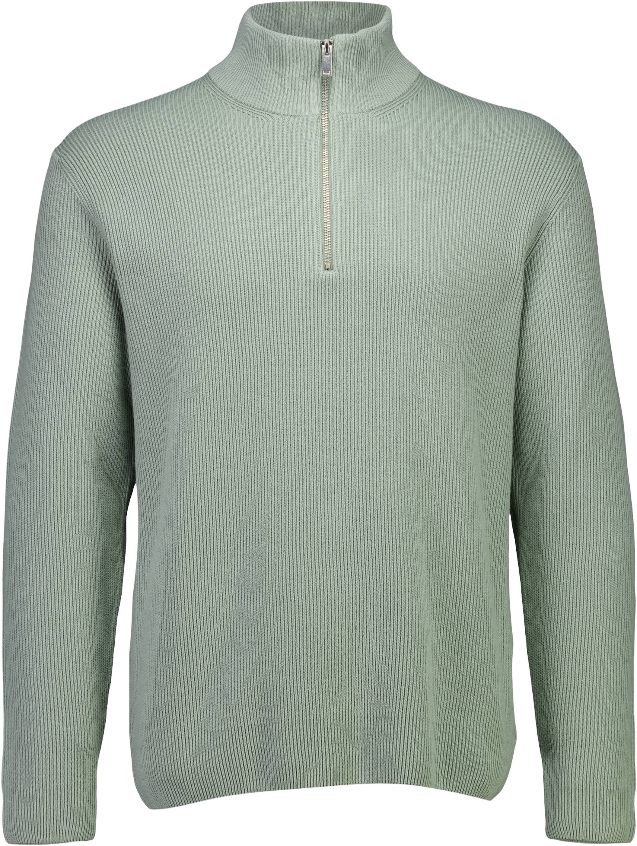 Half zip rib Knit