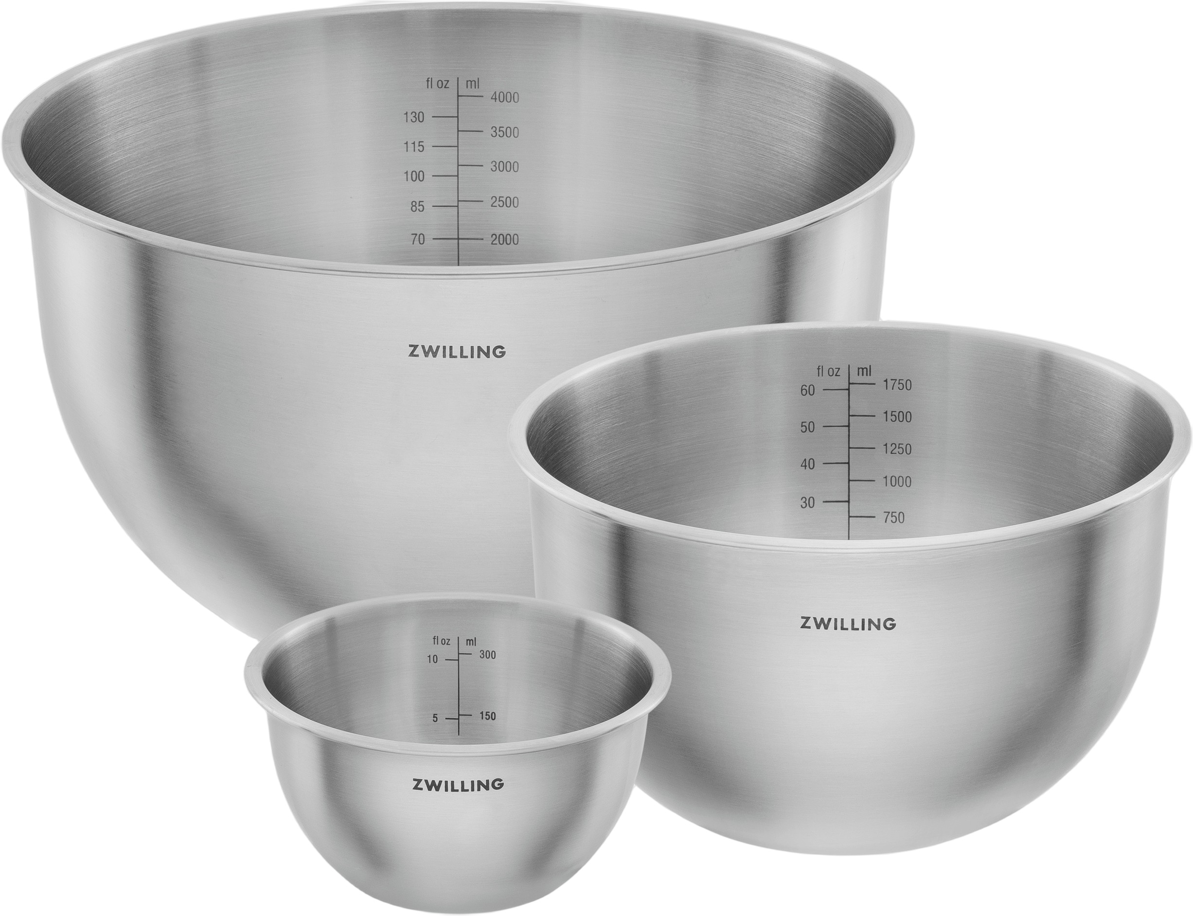 Fresh & Save Bowls Sk&aring;l s&aelig;t S/m/l / 3dele, Rustfrit St&aring;l, S