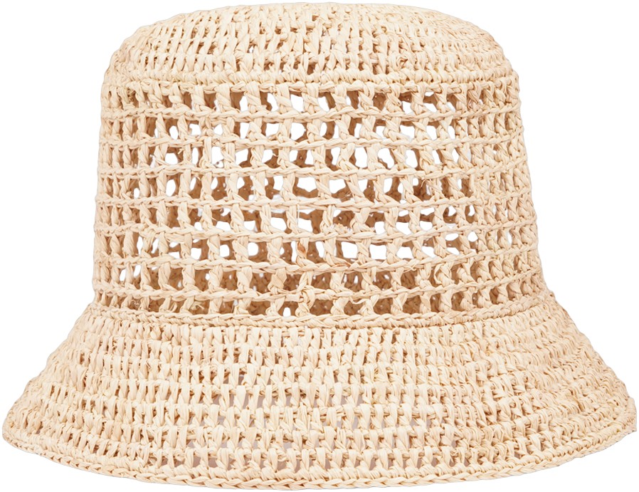 Grassi Raffia Bucket HAT