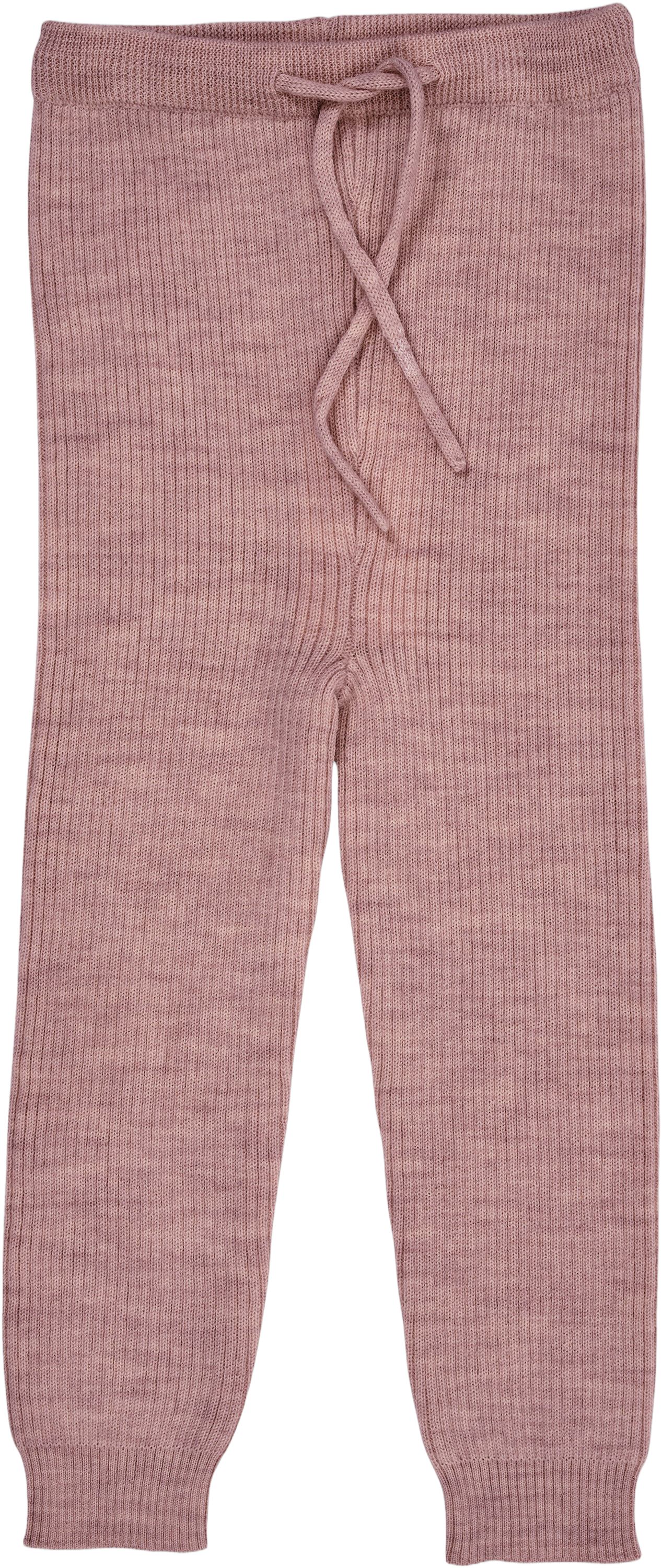 Merino Classic Rib Leggings With Drawstrings