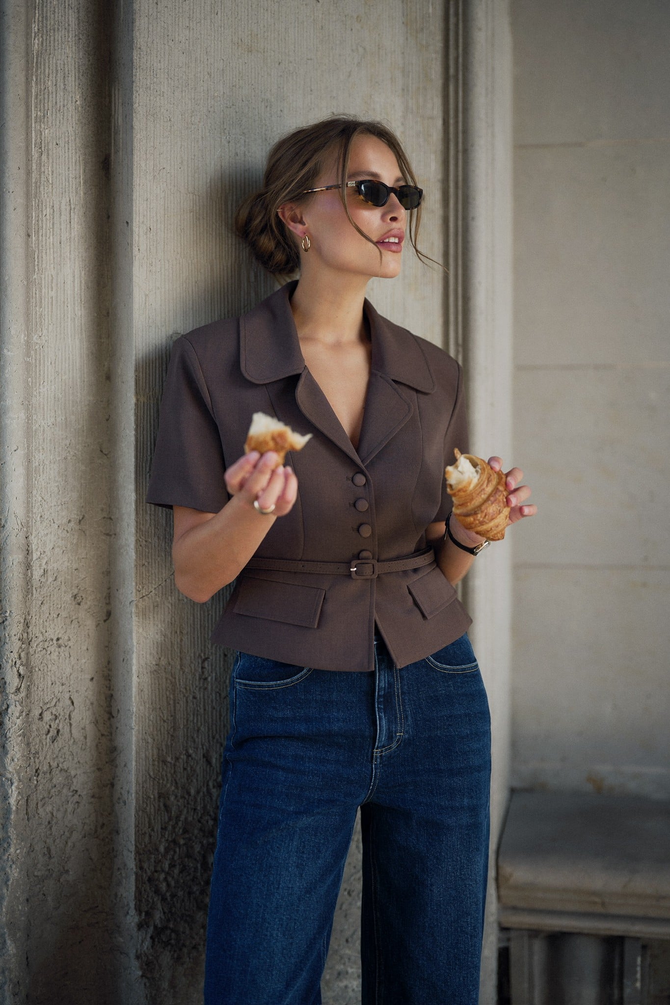 Annieic Tee Blazer