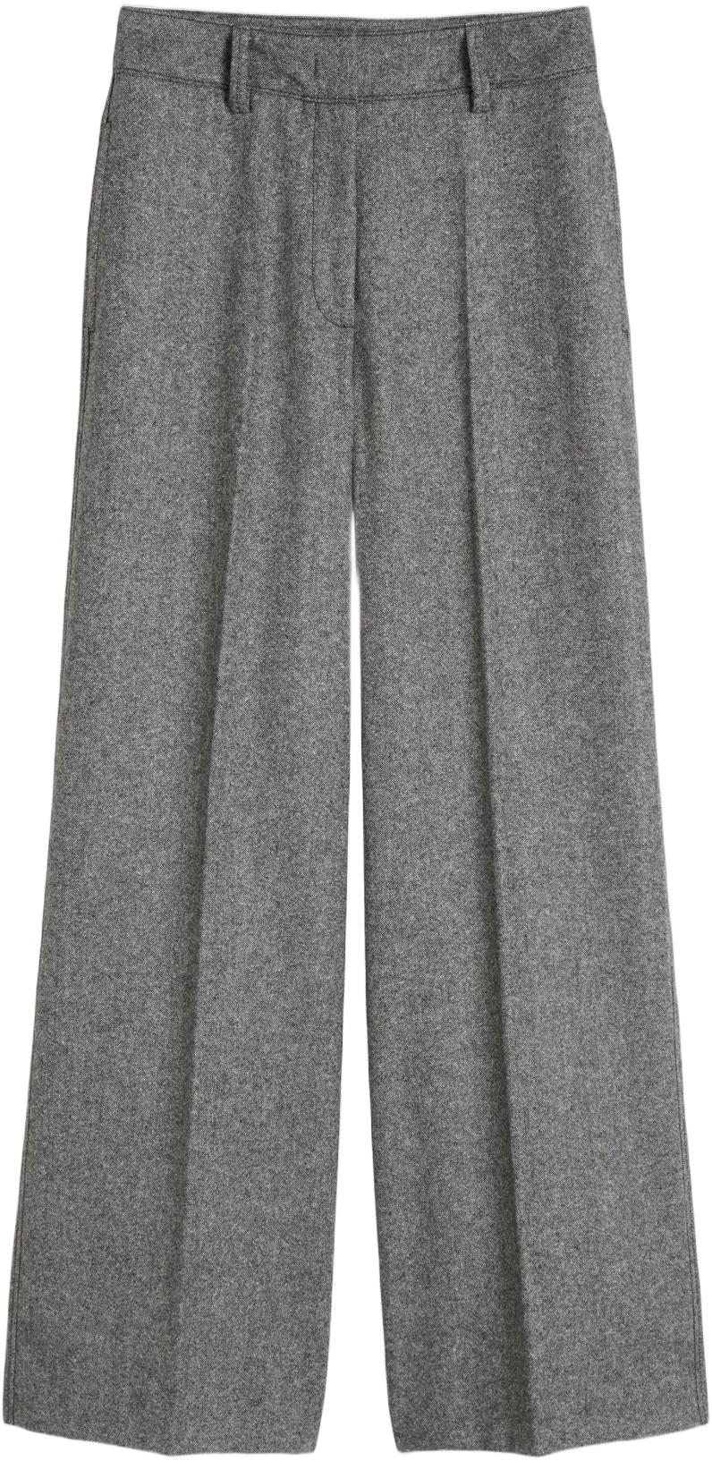 Pants, Wide leg, Tailored, zip fly