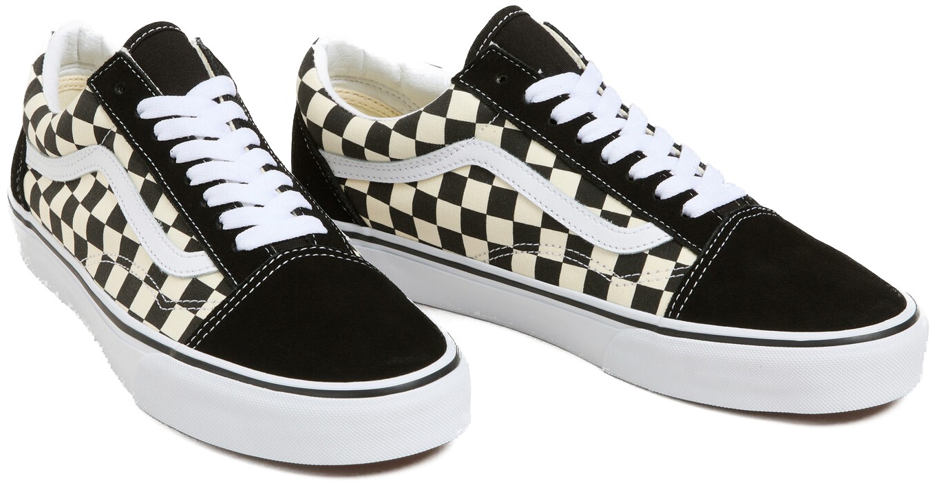 UA Old Skool Primary Check Blk/wh