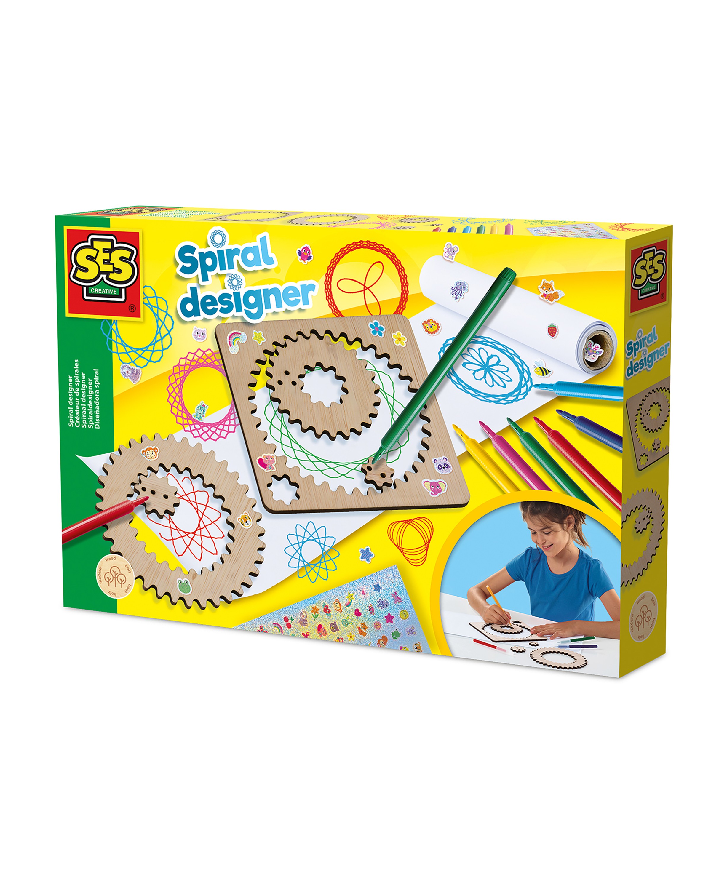 SES Creative SpiraltegnesÃ¦t af trÃ¦