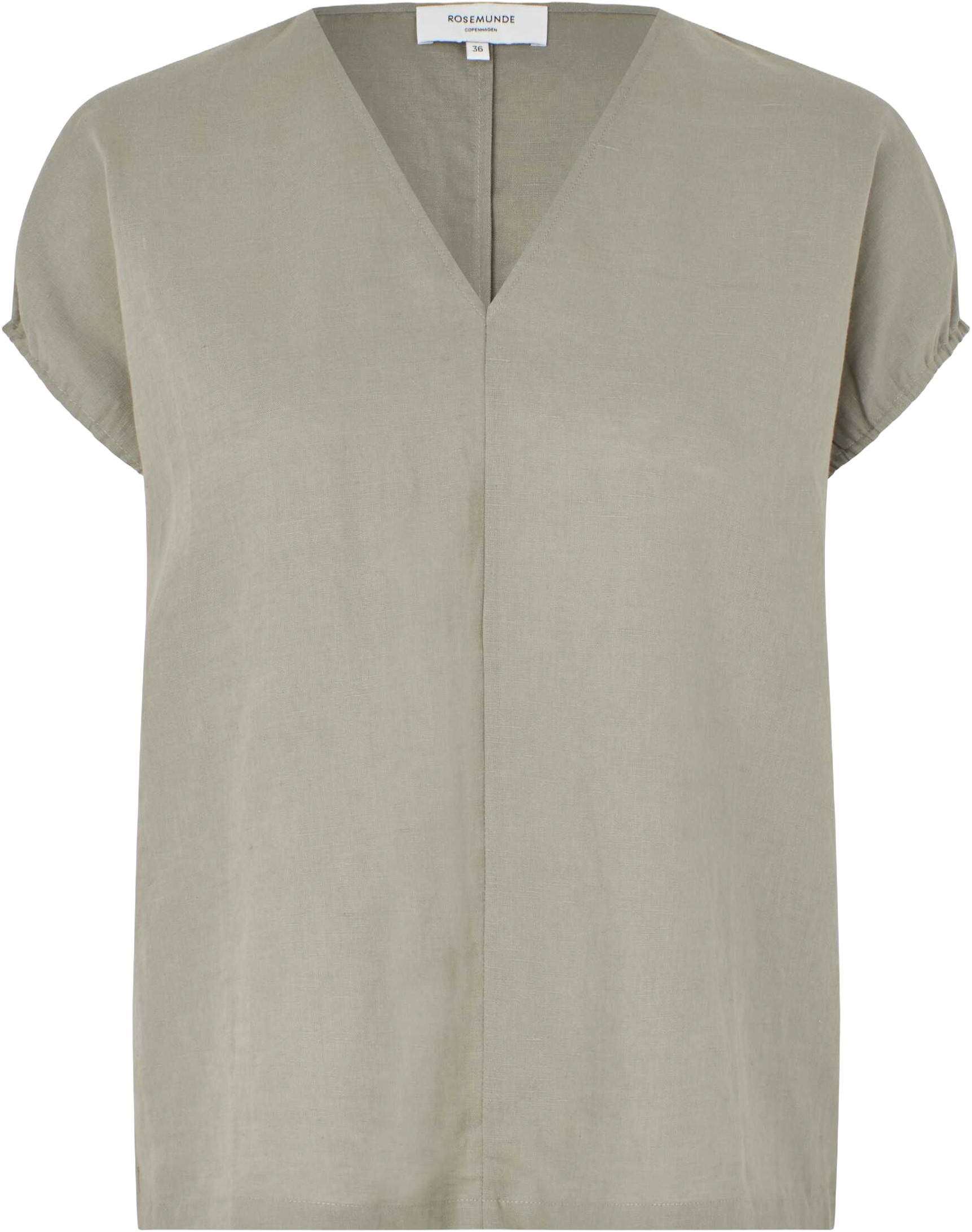 Rwesther Linen Capsleeve Top