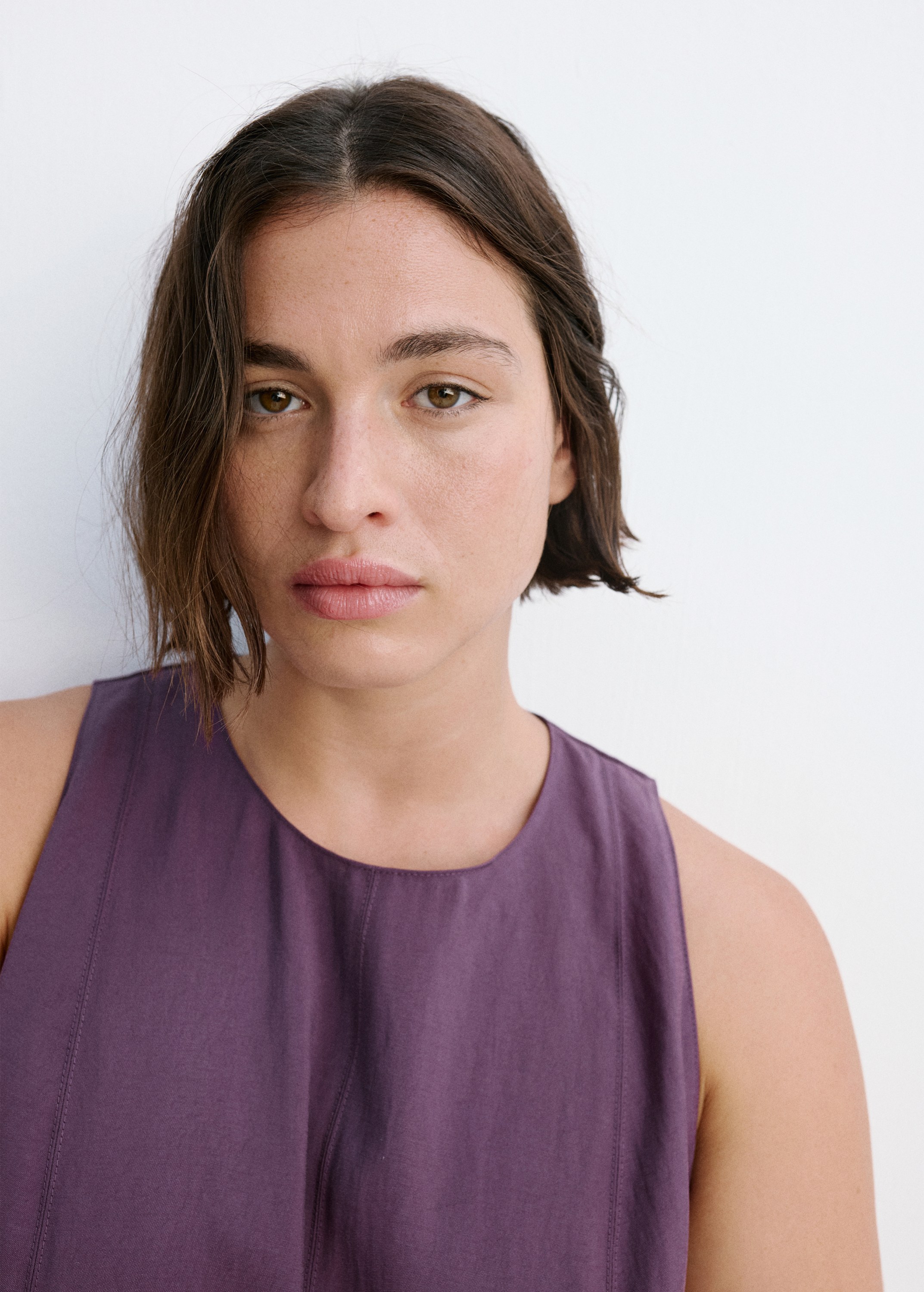 Aline Dress With Seam Detail