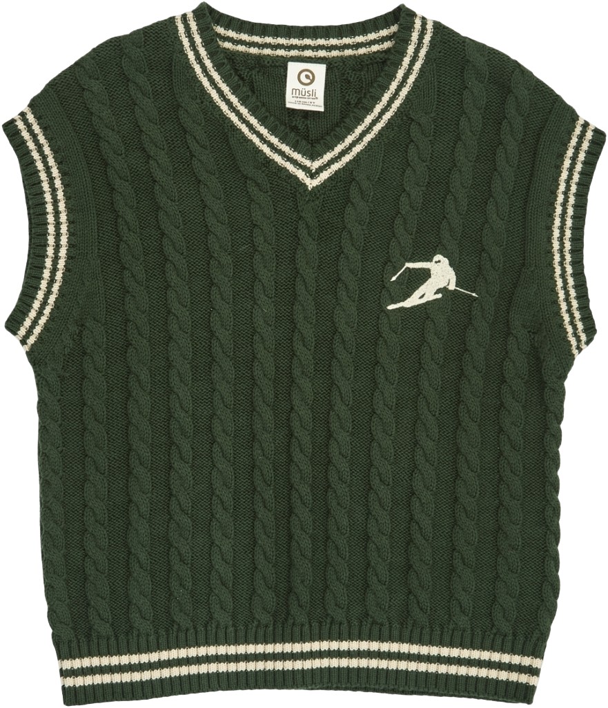 Knit Cable Vest