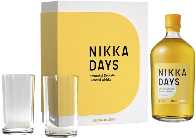 Nikka Days Kasse m. 2 Glas