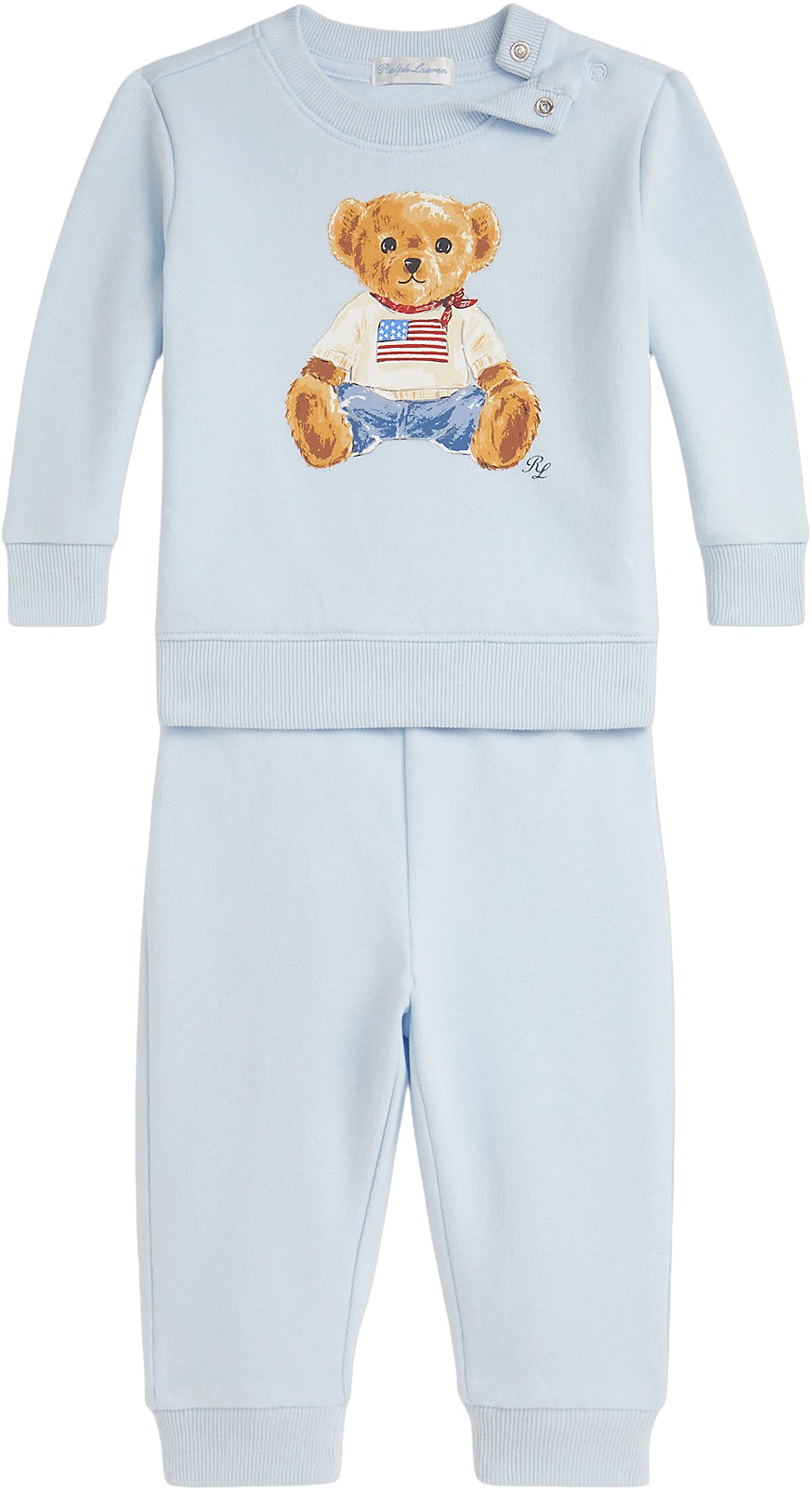 Polo Bear Fleece Sweatshirt & Pant Set