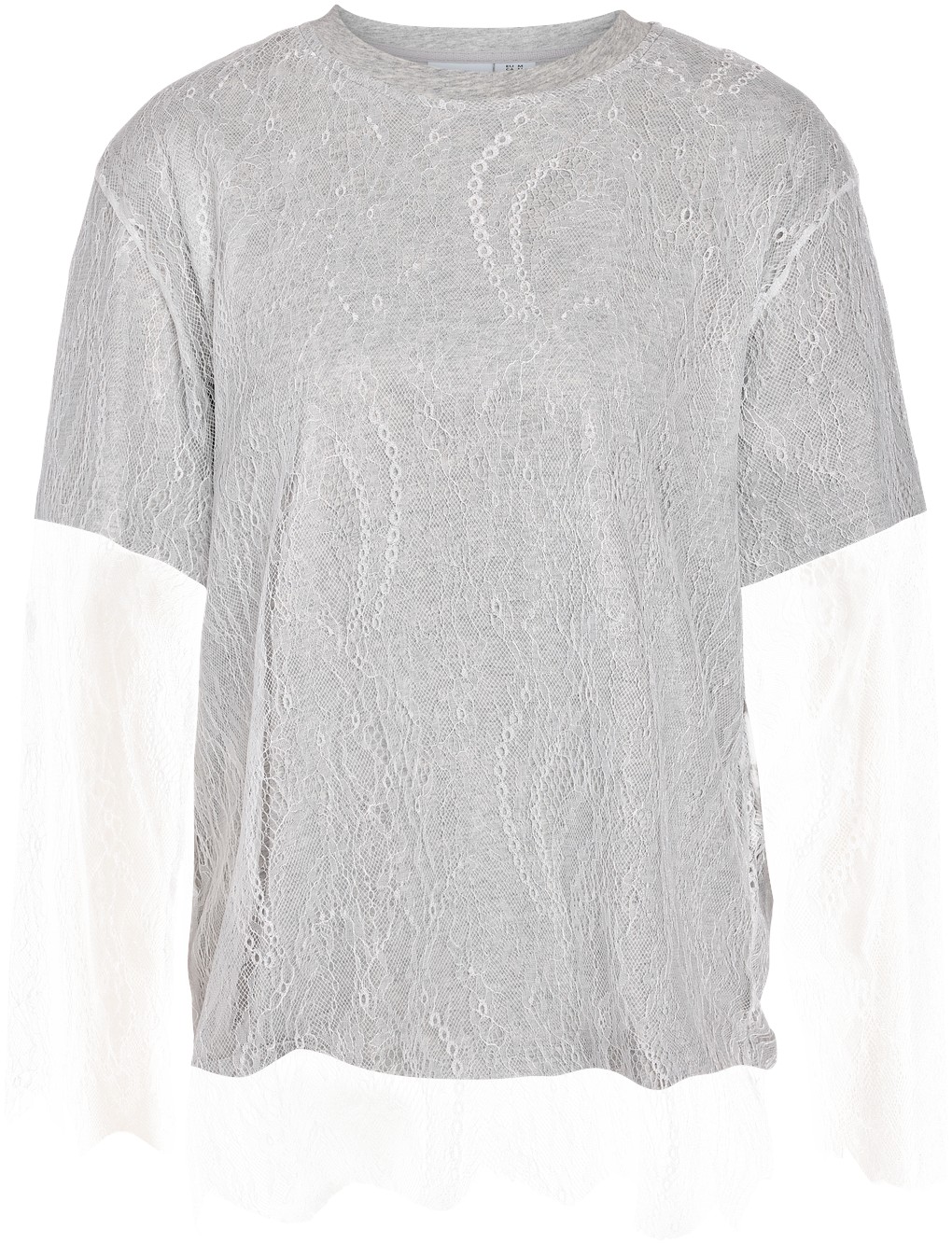 Nmbianka L/S Double Layer Lace TEE