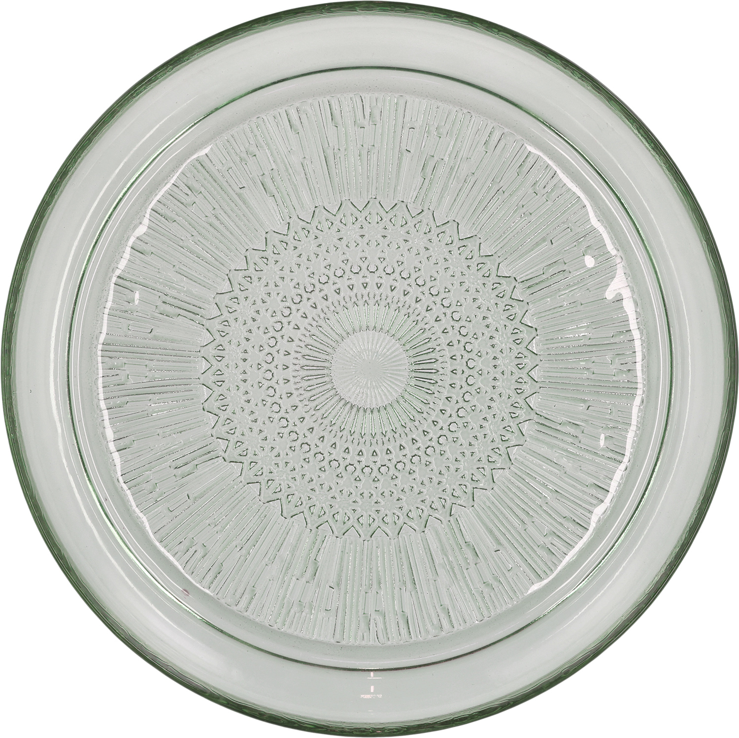 Glastallerken Kusintha 25 cm Grøn