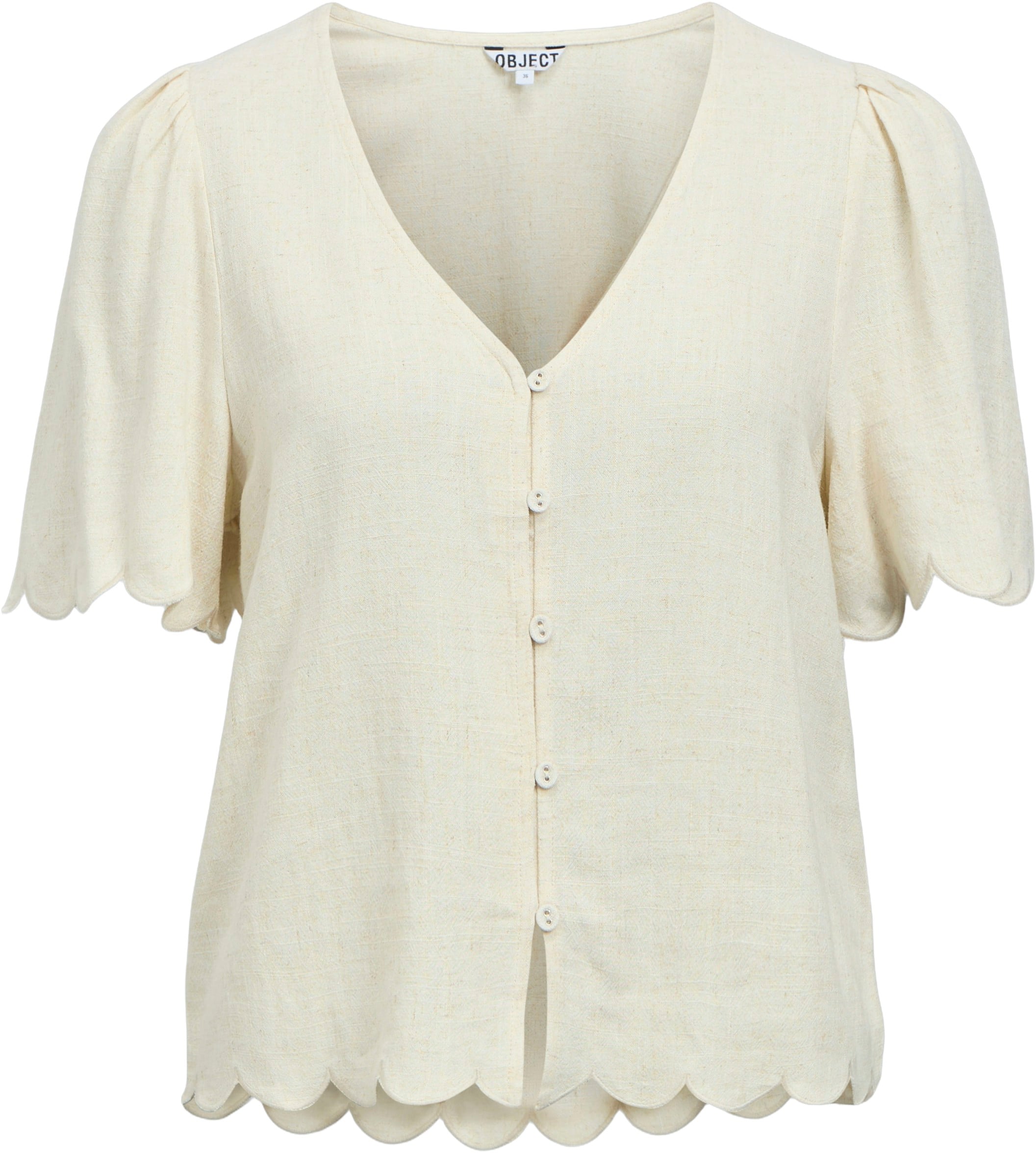 Objsanne 2/4 LO Vneck TOP Noos