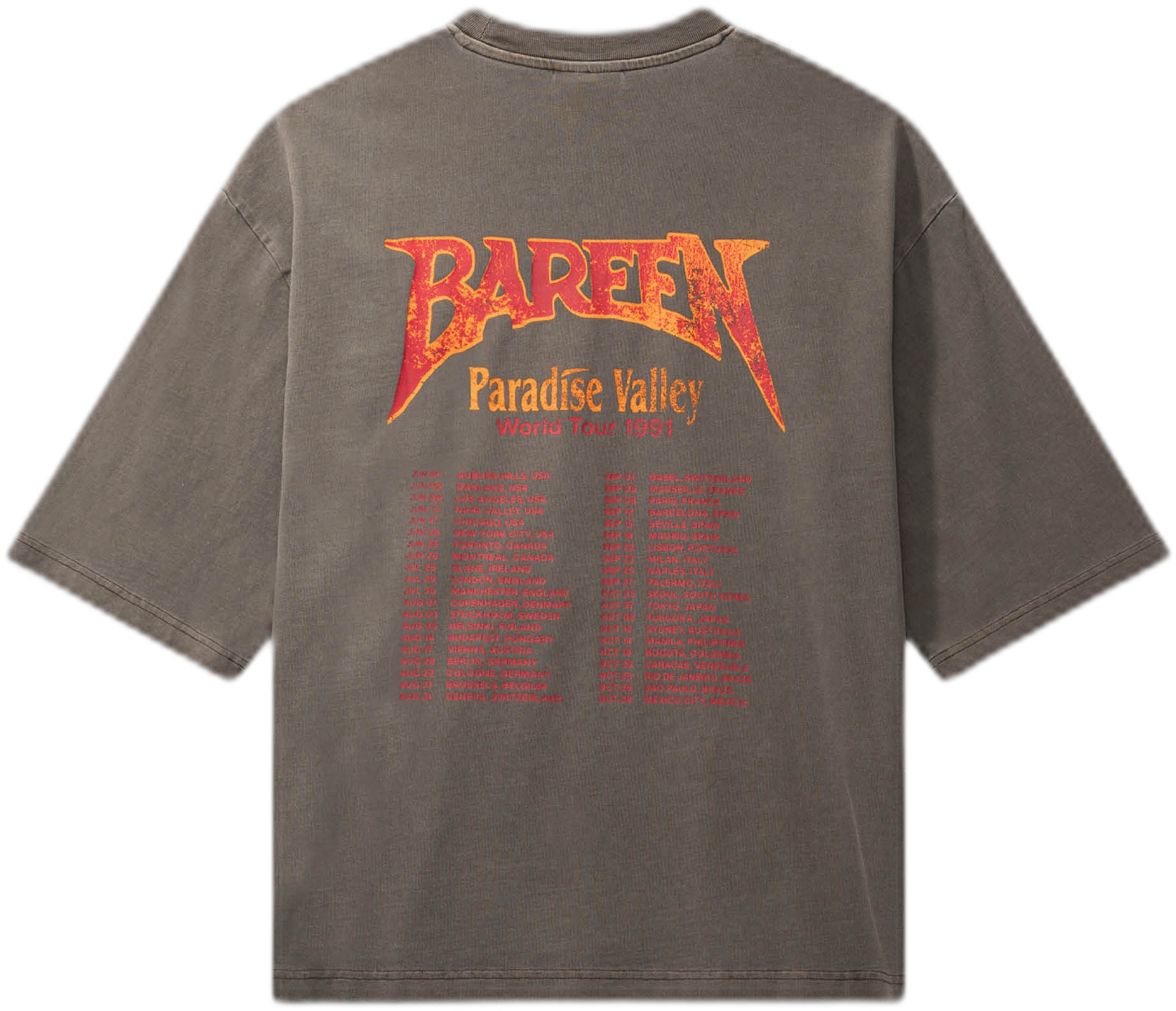 Aw26 World Tour Oversized BOX FIT