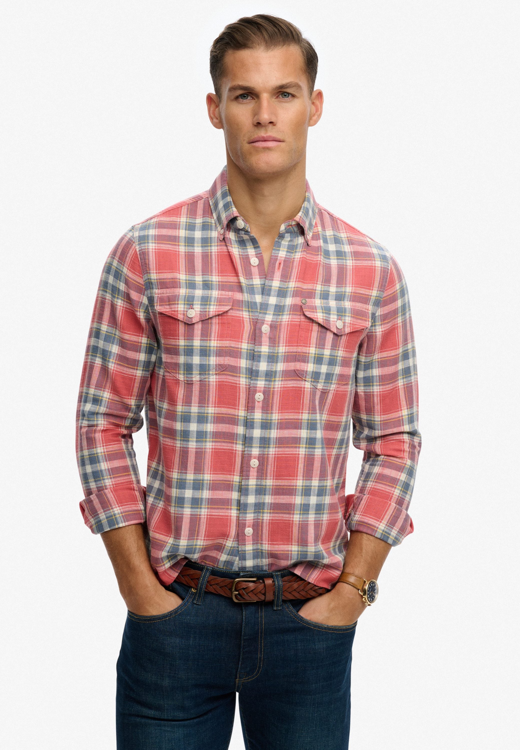 Merchant Lite Check Shirt - Køb til DKK 489 - Spar 30%