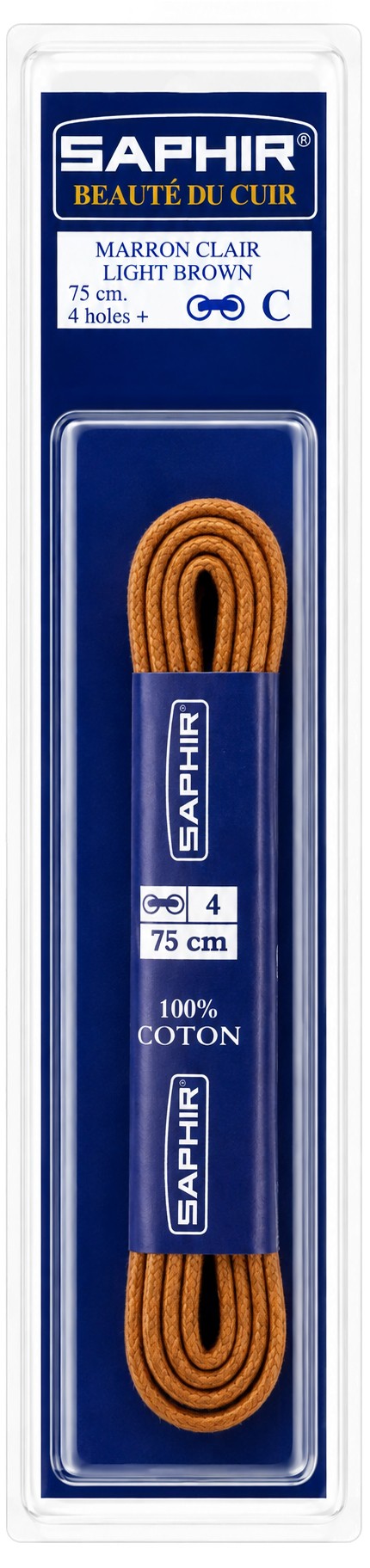 Saphir Waxed 8 mm Flat, 120 cm