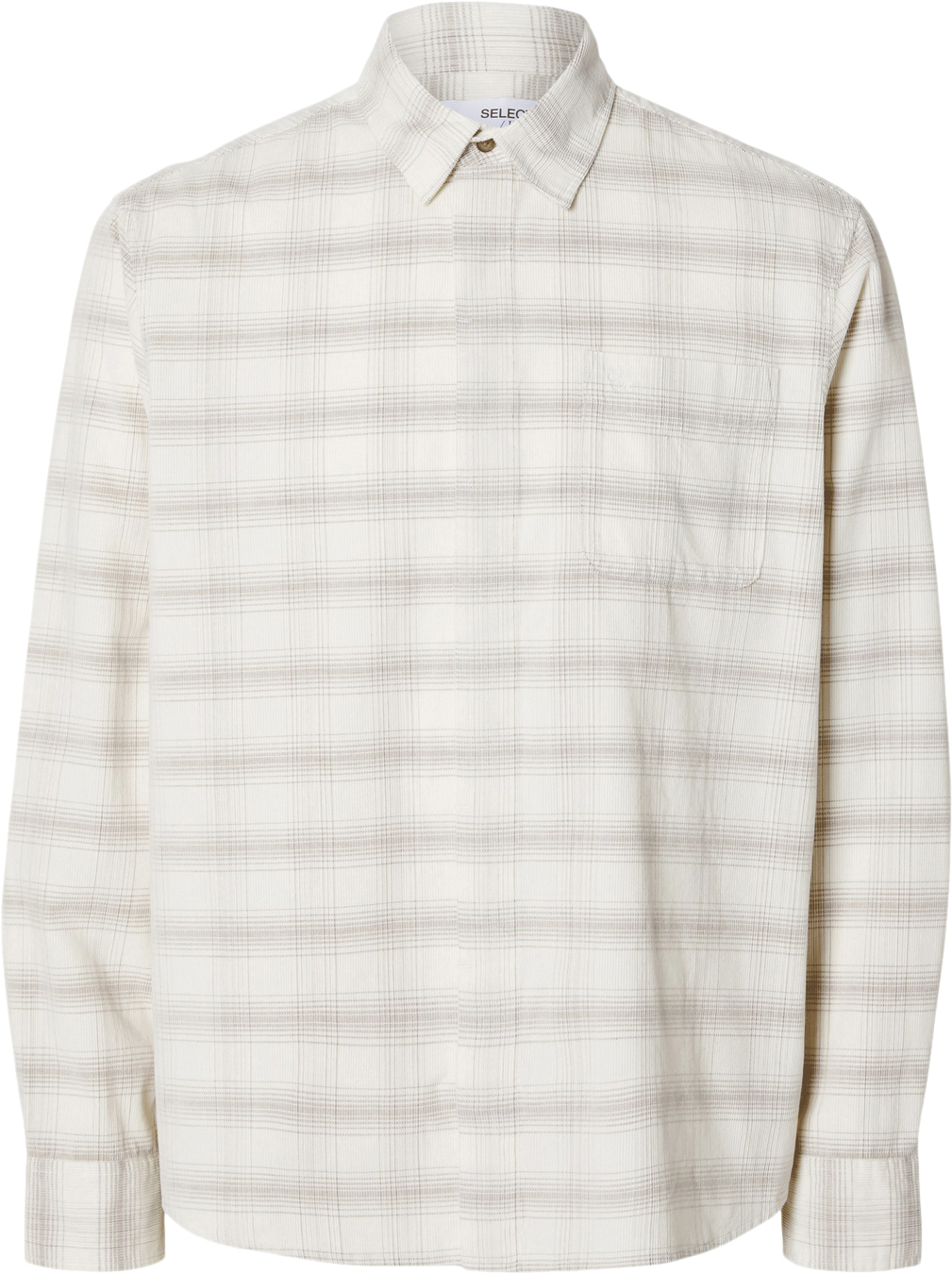 Slhrelaxcord Check Shirt LS