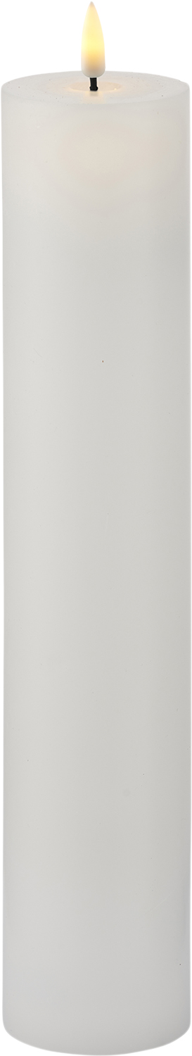 Sille Genopladelig, Ã5xh25cm, Hvid