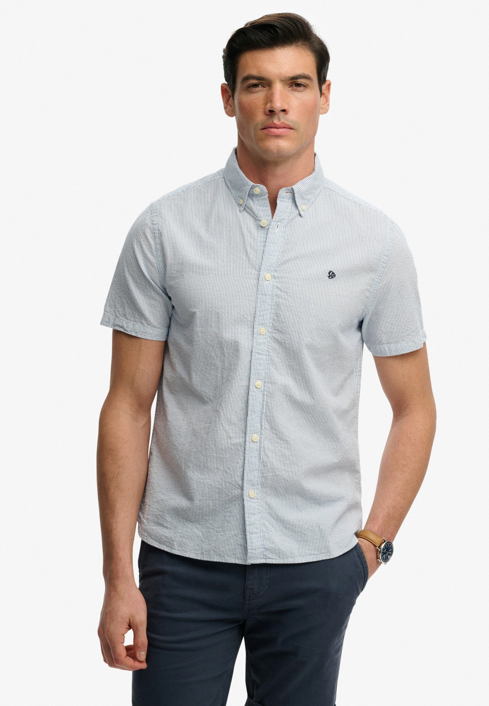 Classic Seersucker S/S Shirt