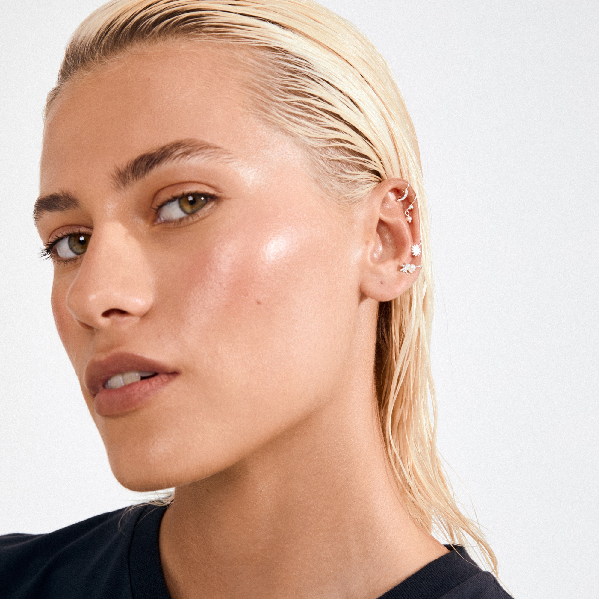Evon ear Cuff 4in-1 set, Silver-plated - Køb til DKK 249 - Spar 0%