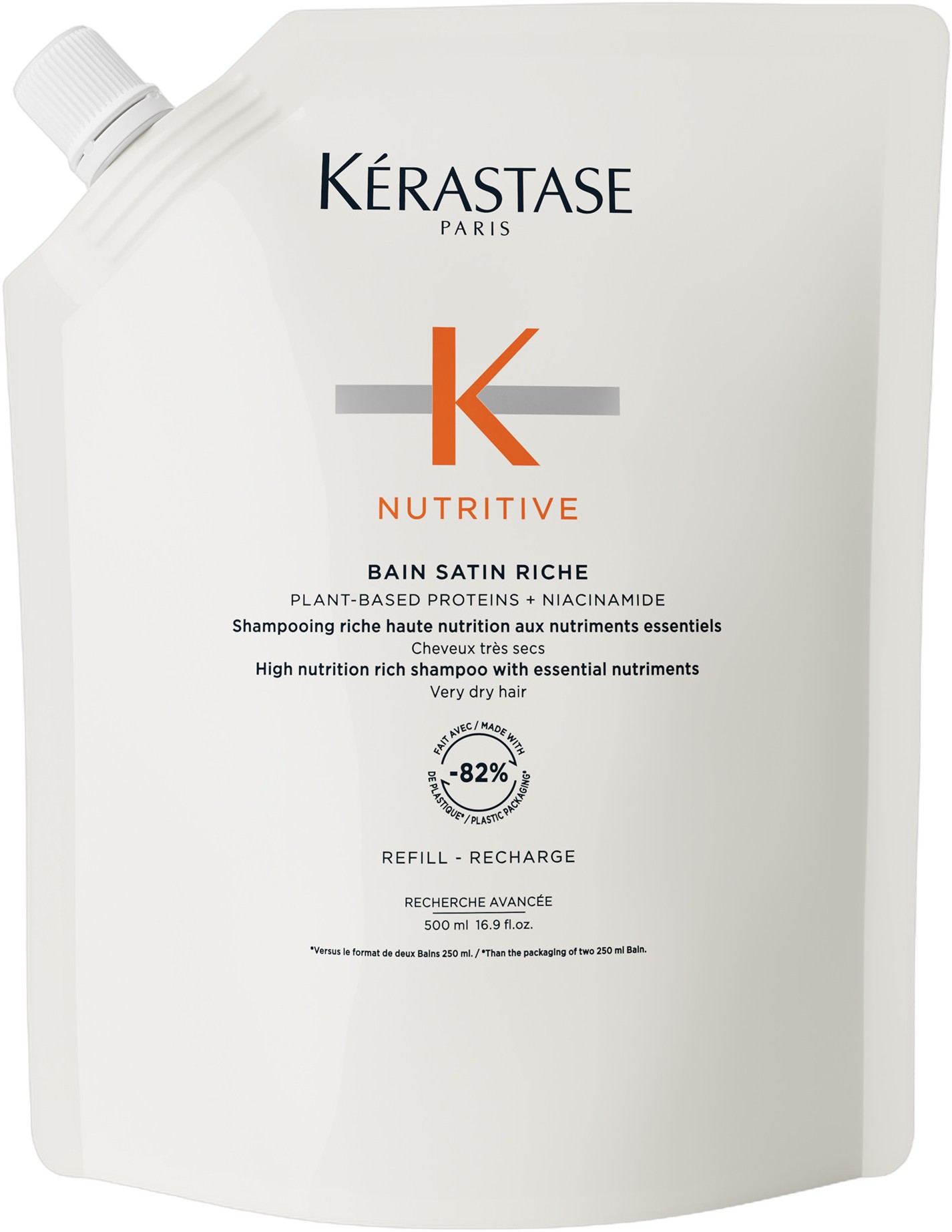 Kérastase Nutritive Bain Riche Shampoo 500ml Refill