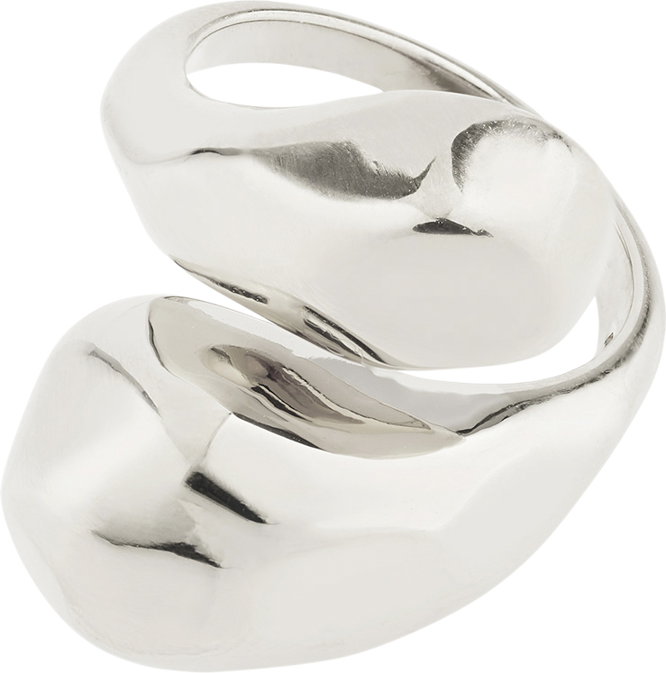 Believe Recycled Ring Silverplated