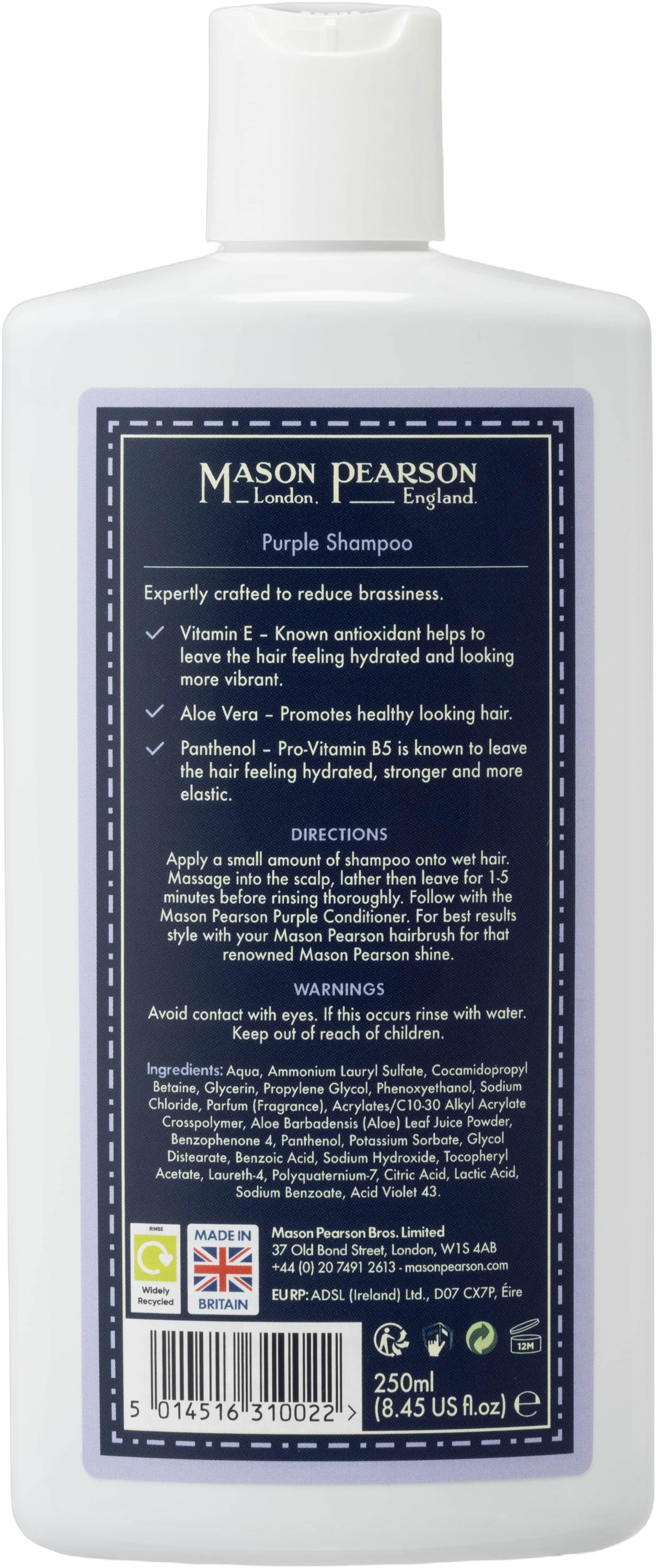 Purple Shampoo 250 ml.