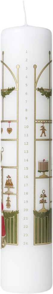 Holmegaard Christmas Kalenderlys 2023 Ø5 cm Multi