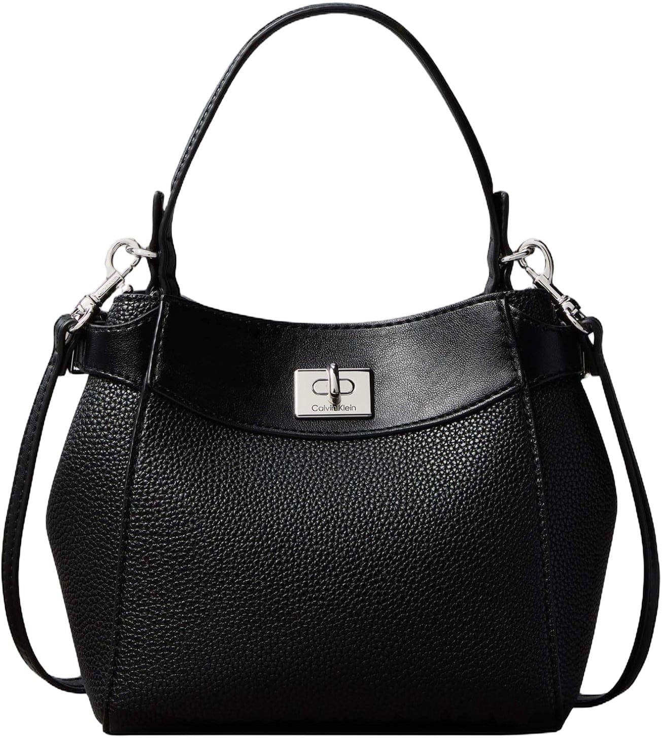 Logo Turn Lock Crossbody Bag