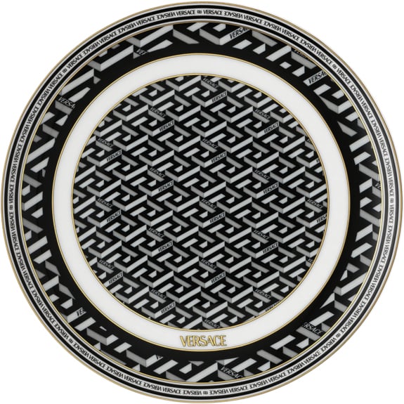 Plate 17cm, Signature Black, La Greca
