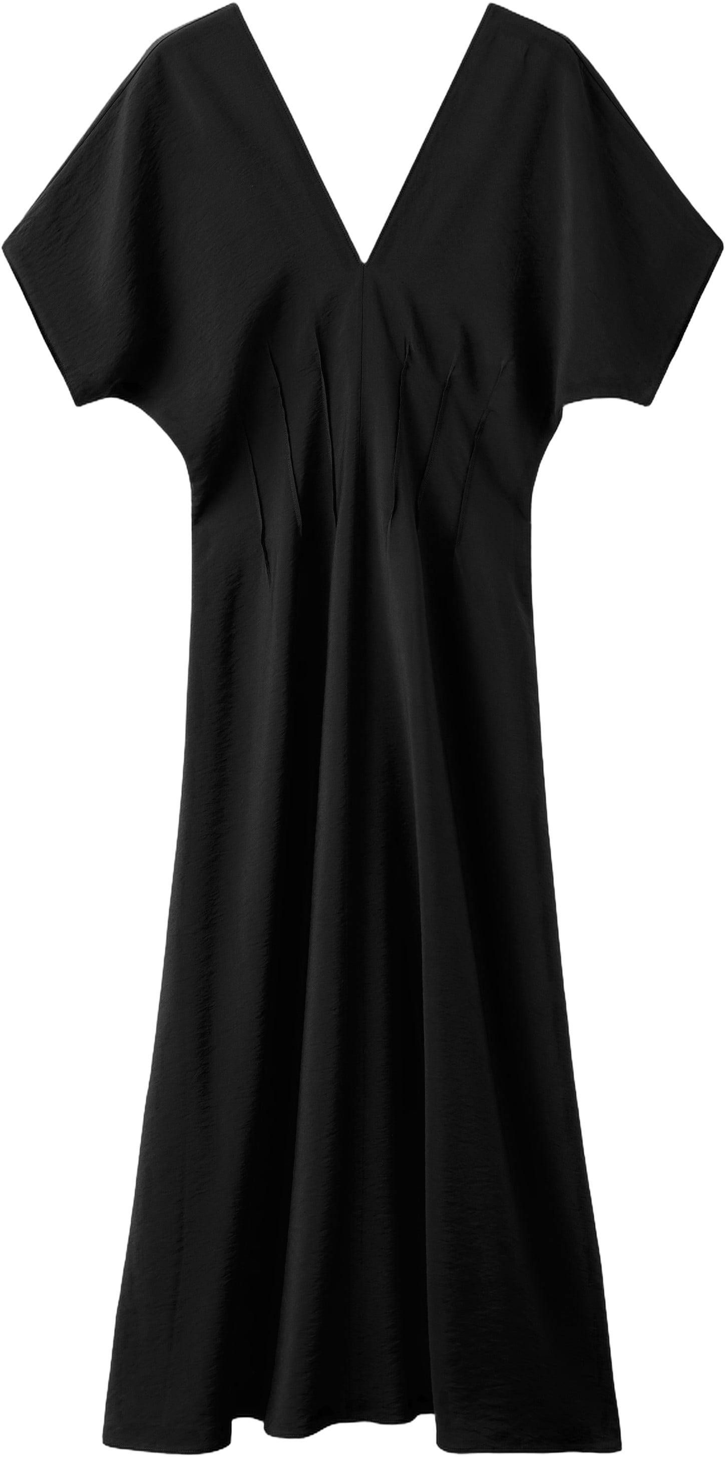 Ruched Vneck Dress