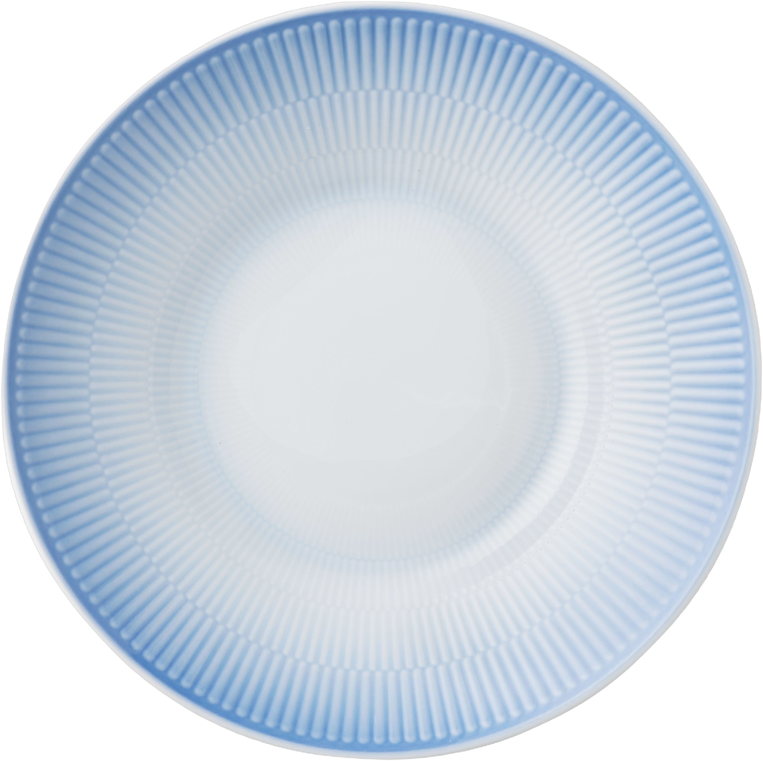 Iris dyb Tallerken, bl&aring;, 24 cm