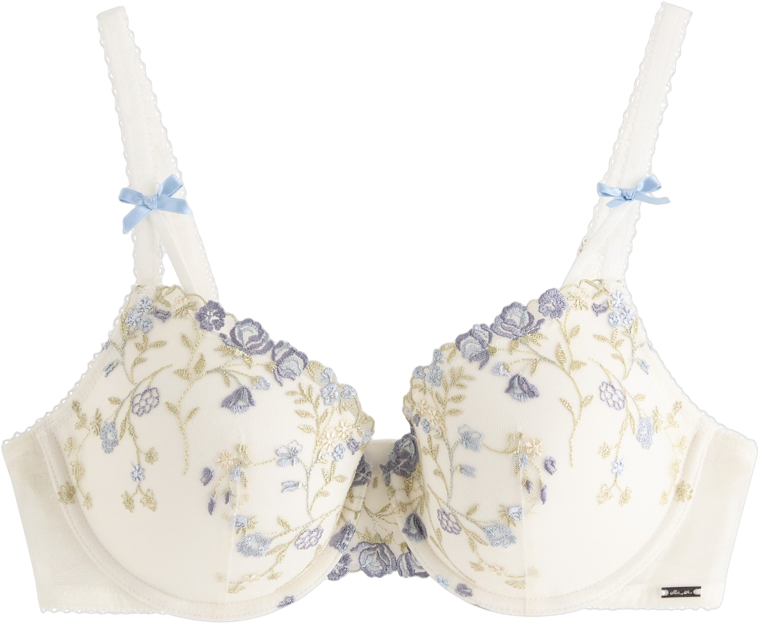 Komfortabel Tskjorte-bh med Blonde