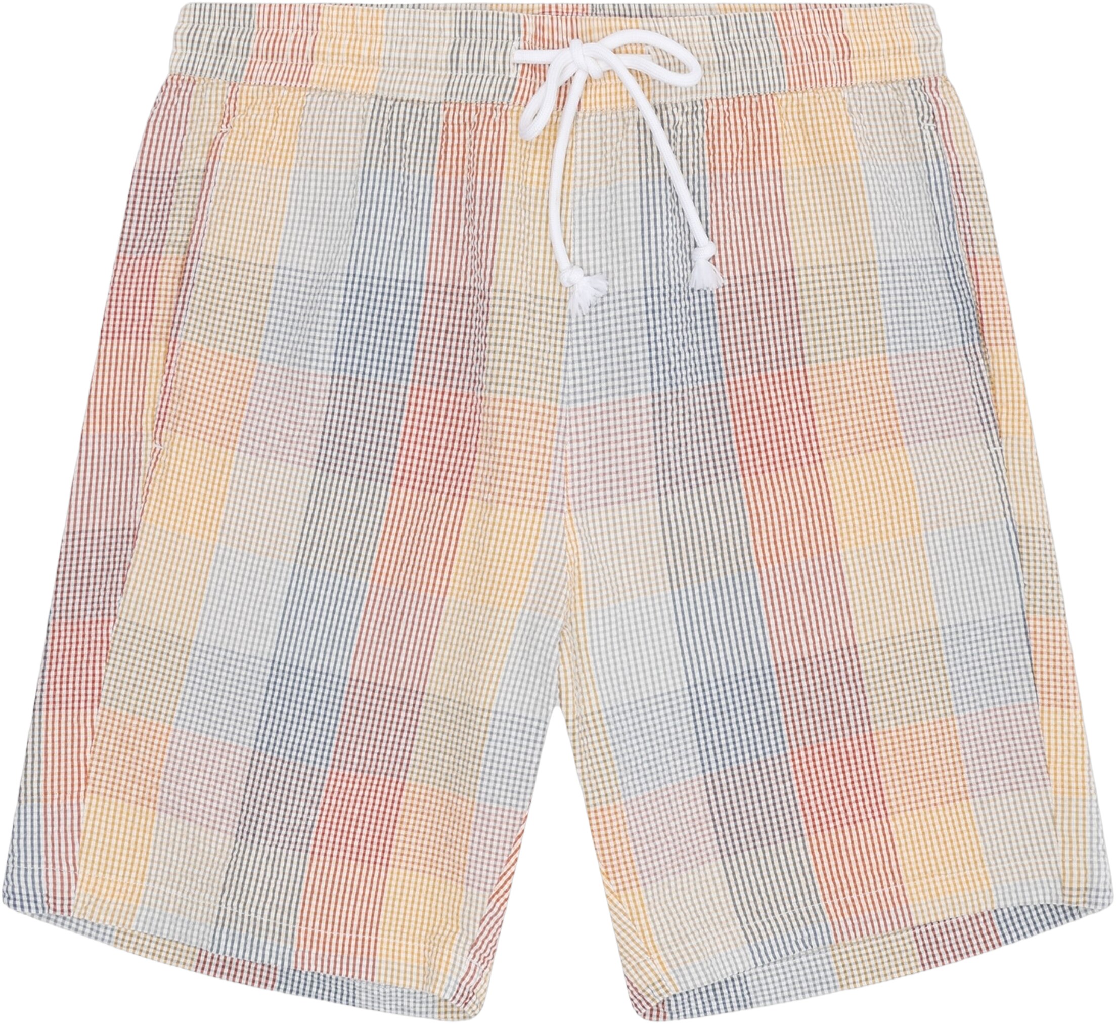 Fig Loose Seersucker Shorts