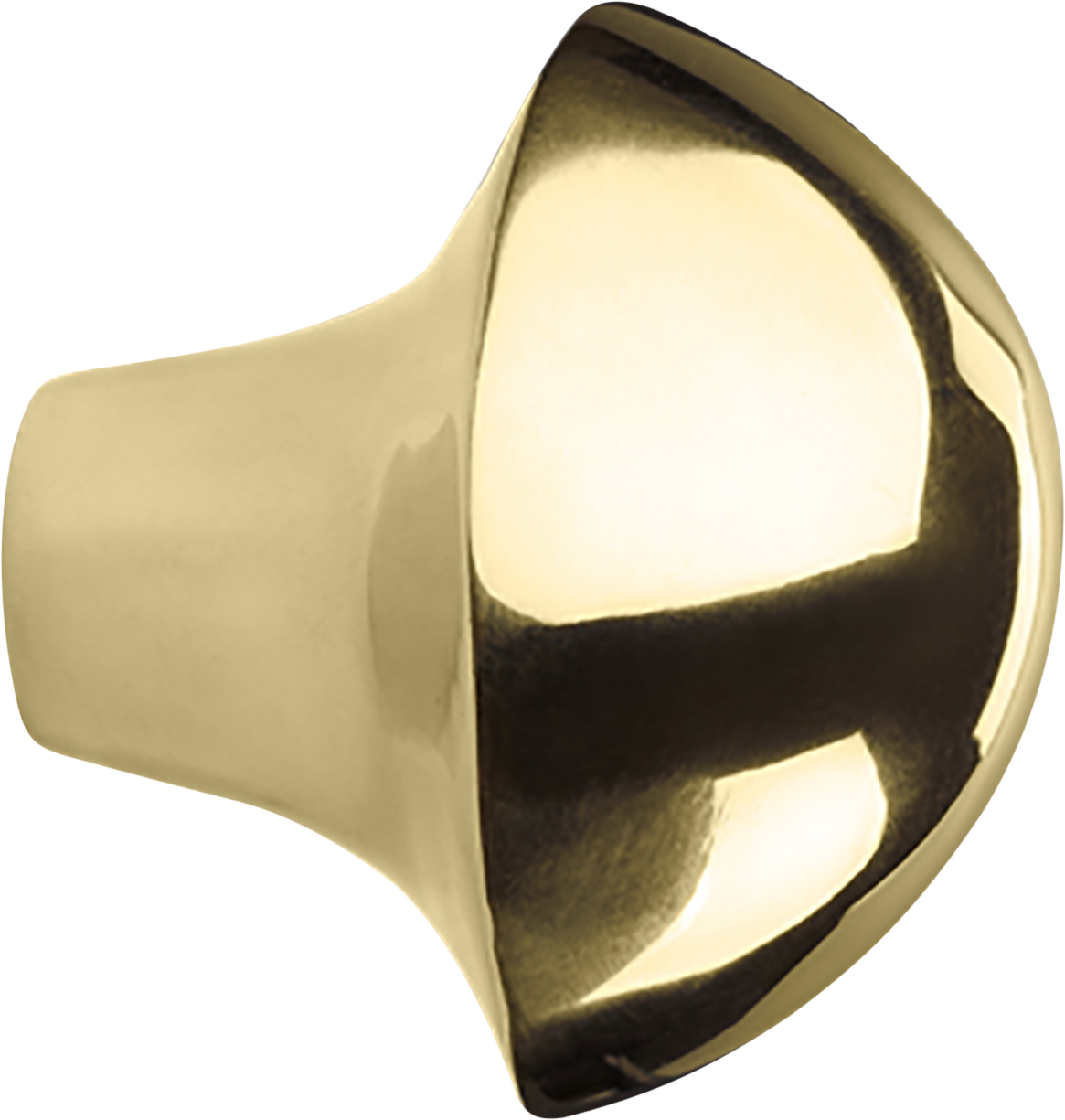 Mushroom Hook Brass